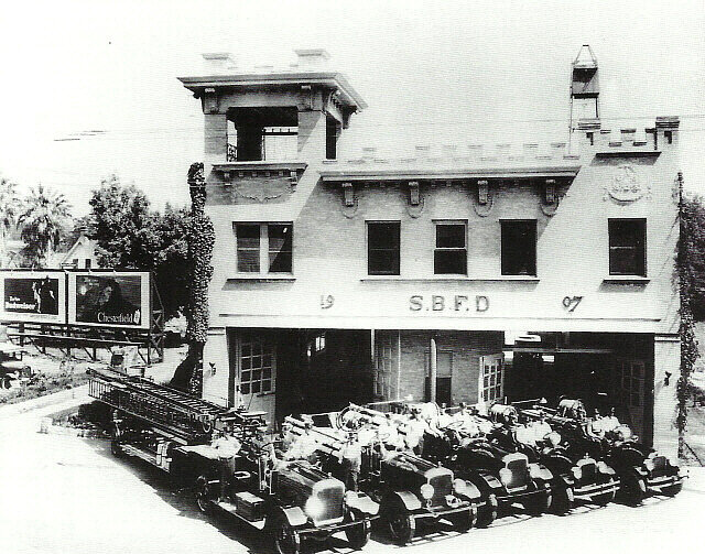 historical image from 1922 of Fire Department