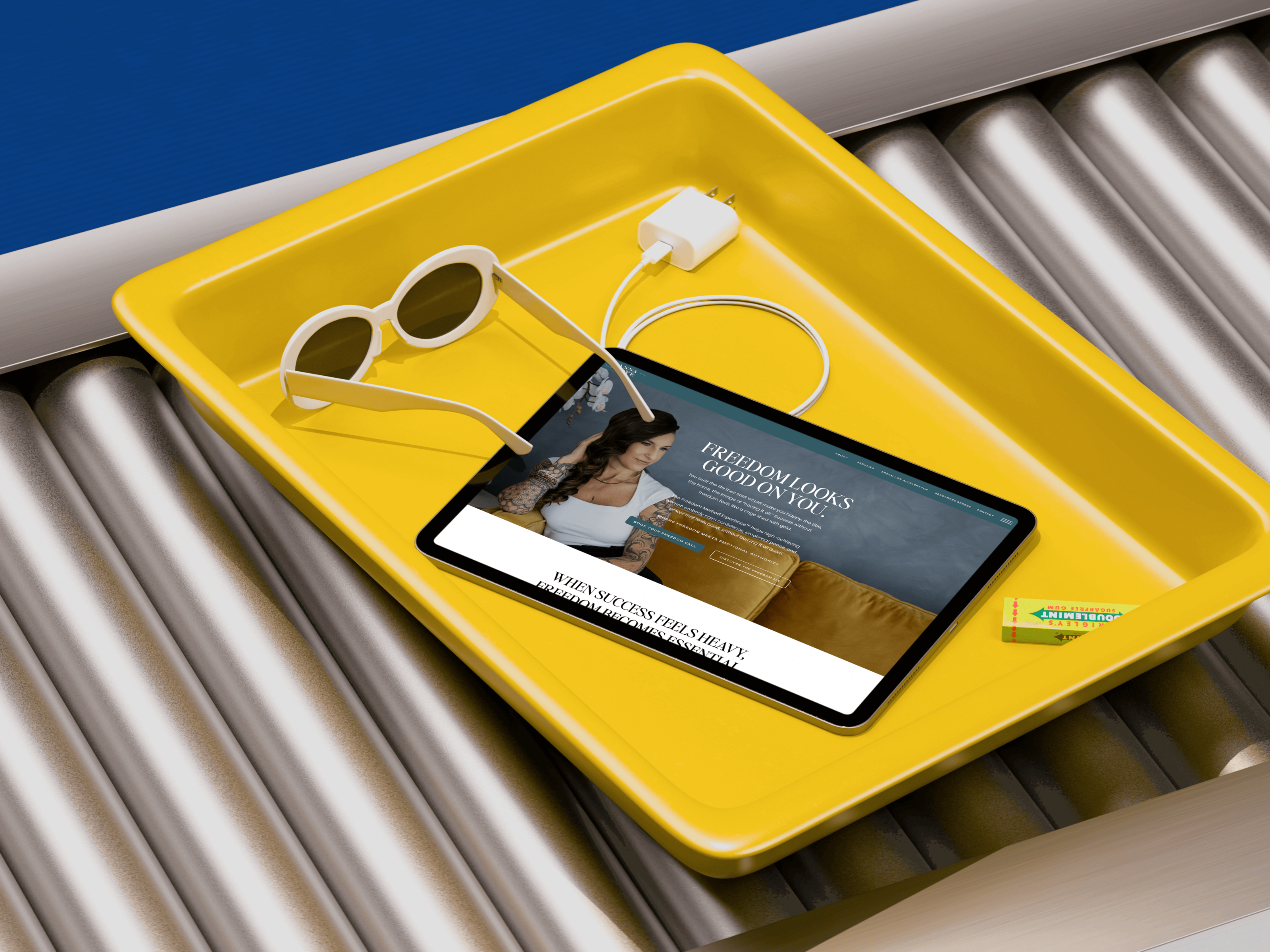 Custom Showit website design for a female life coach