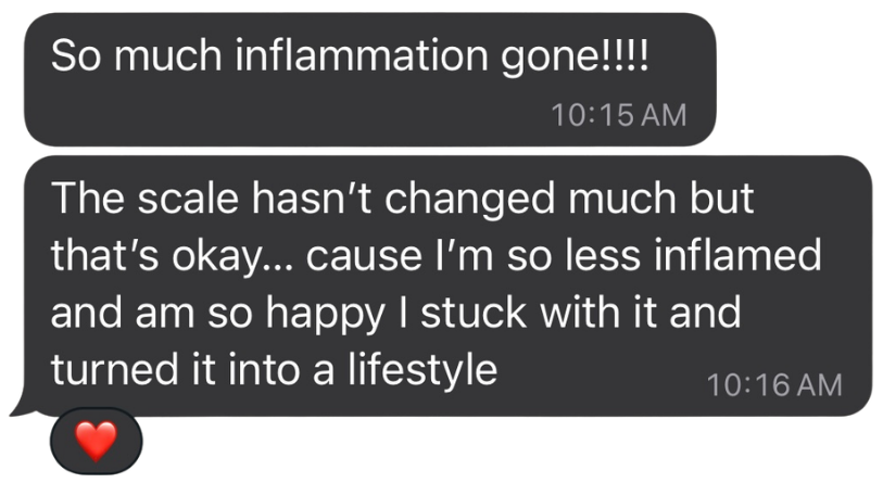 Client testimonial