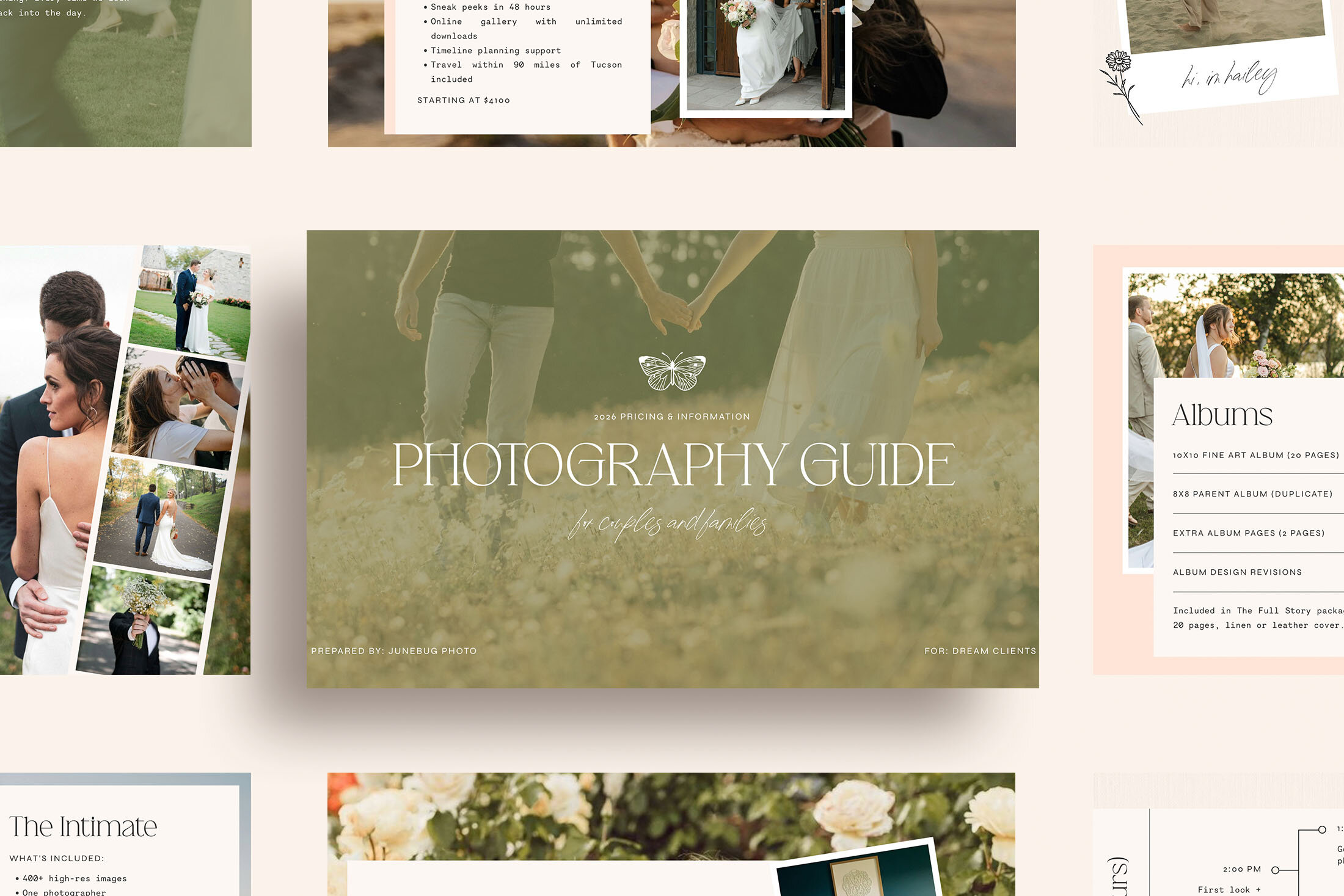 Junebug Canva pricing guide for photographers