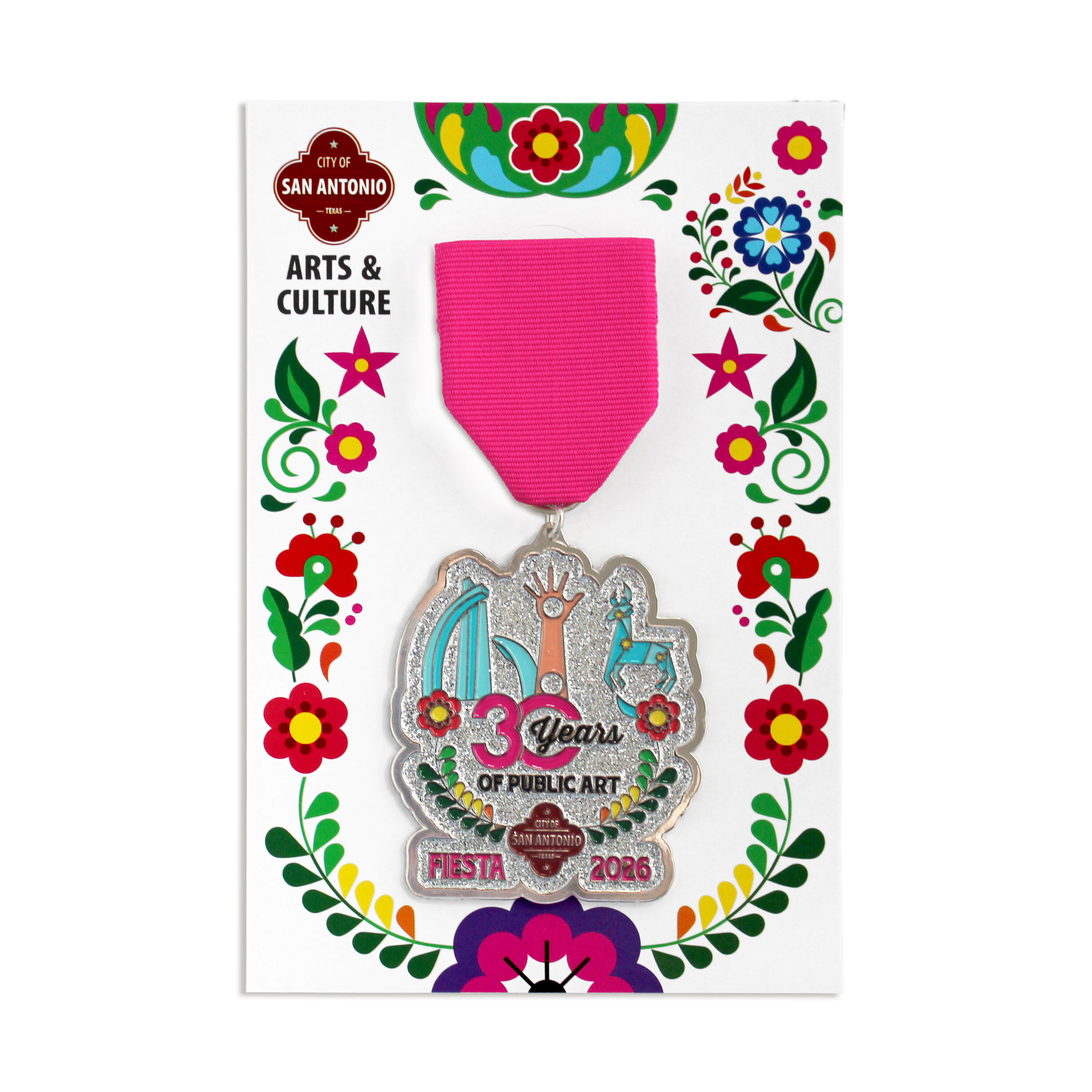 City of San Antonio Fiesta medal