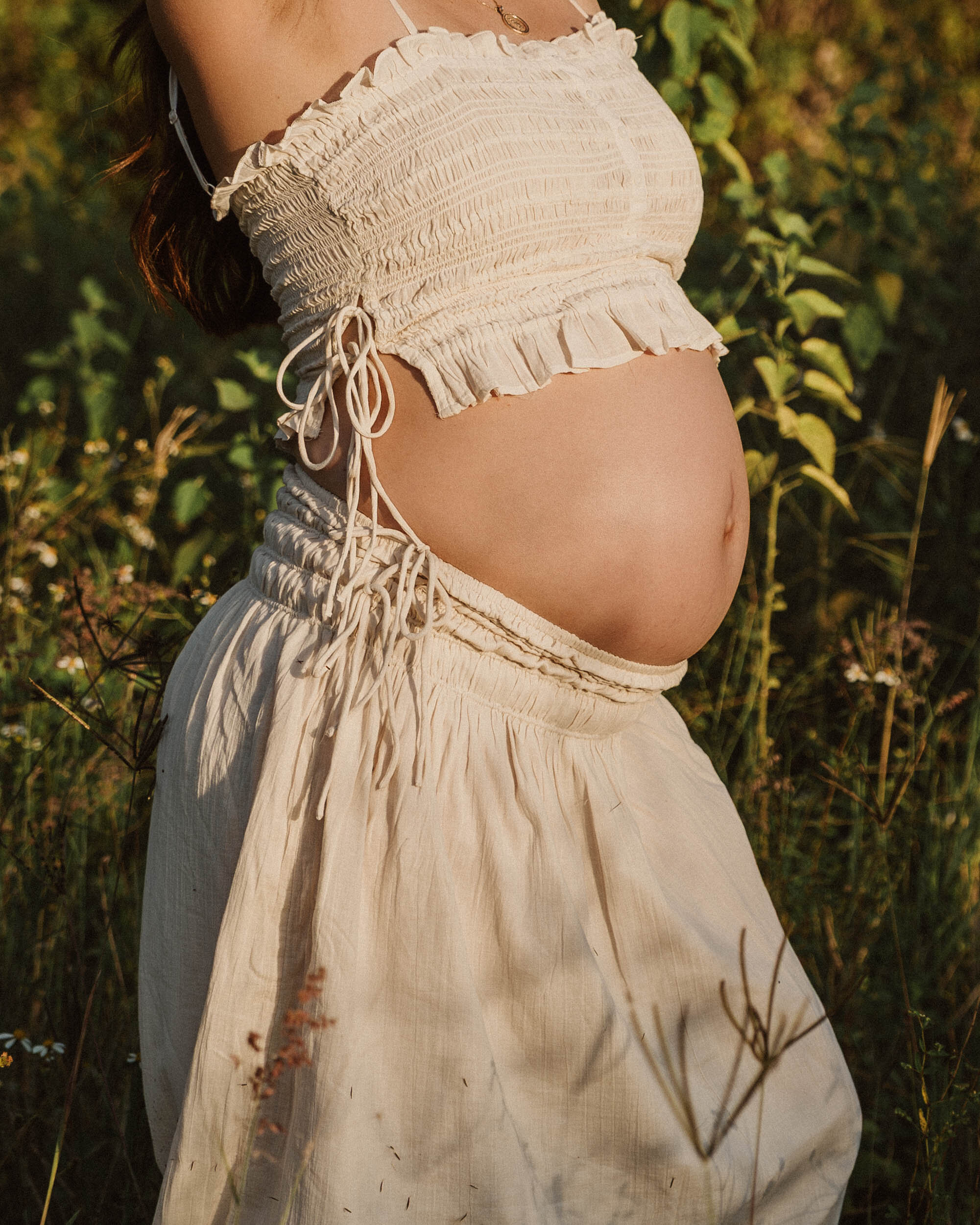 maternity session in window light