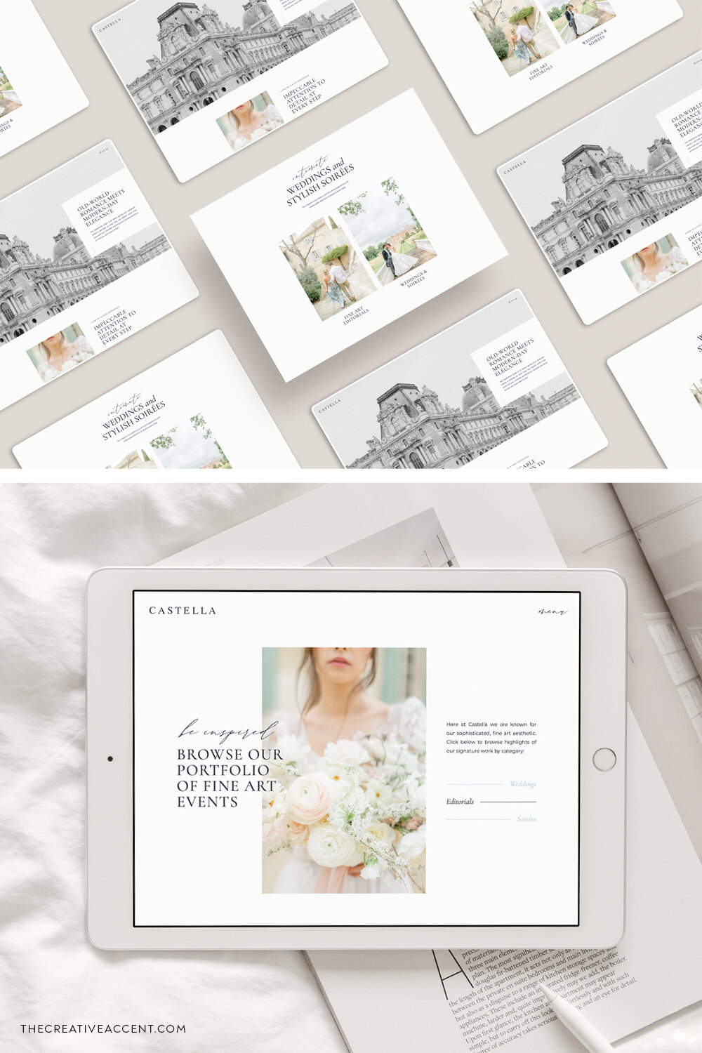 Castella wedding planner website