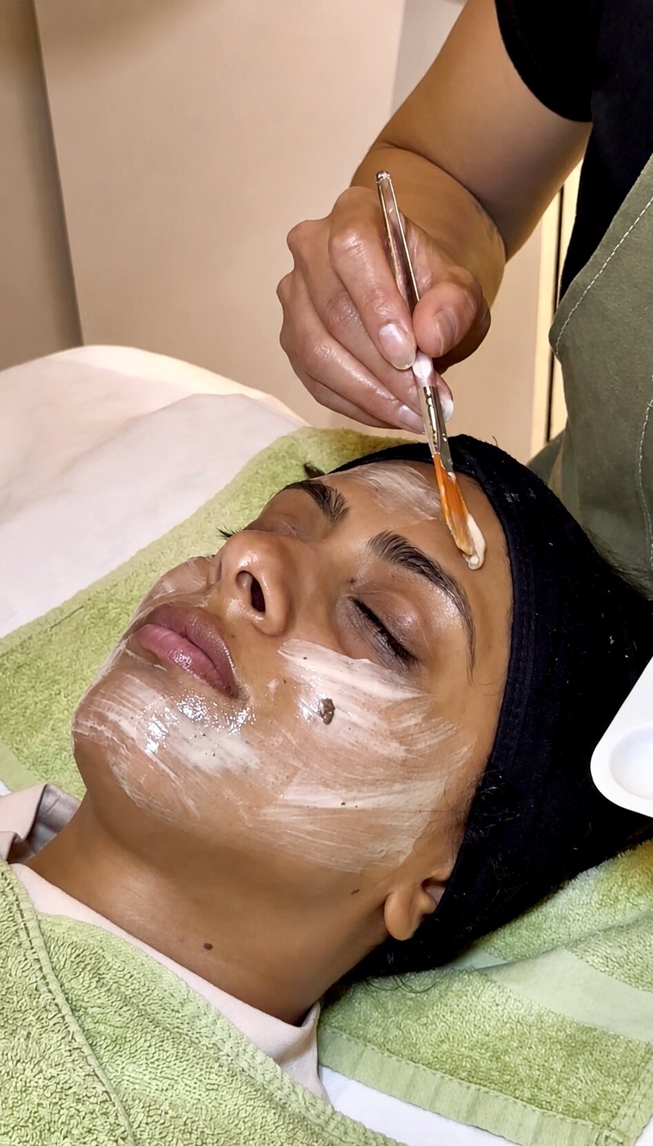 A Skinversity custom facial treatment