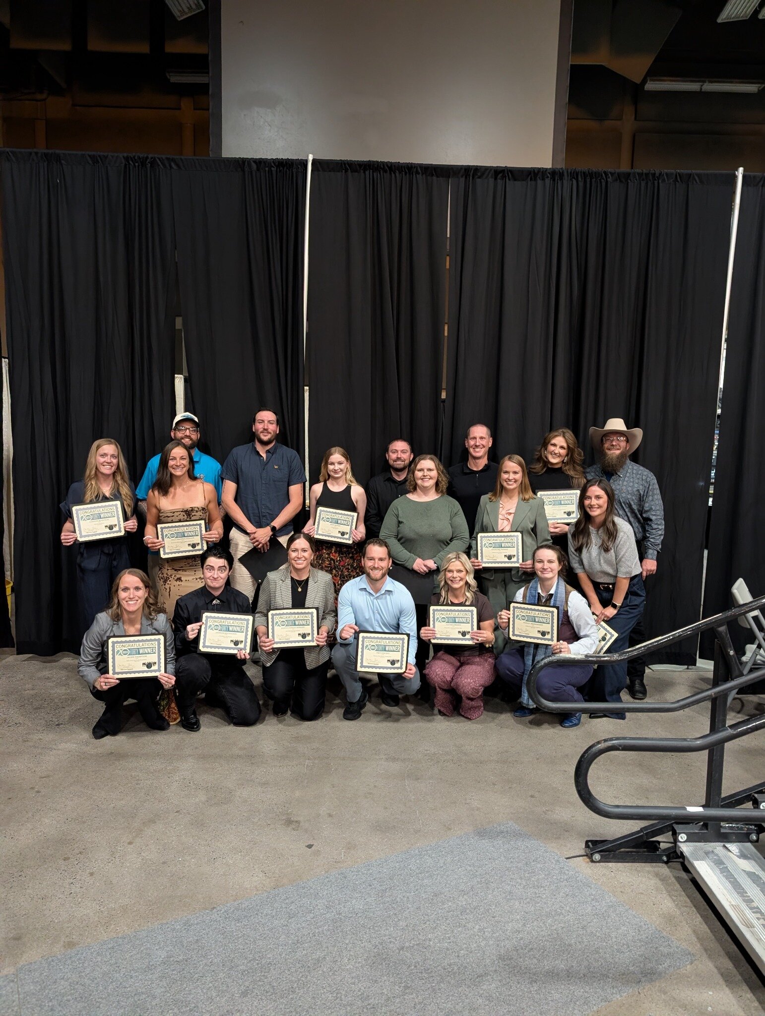 Bailey alongside fellow 20 Under 40 honorees