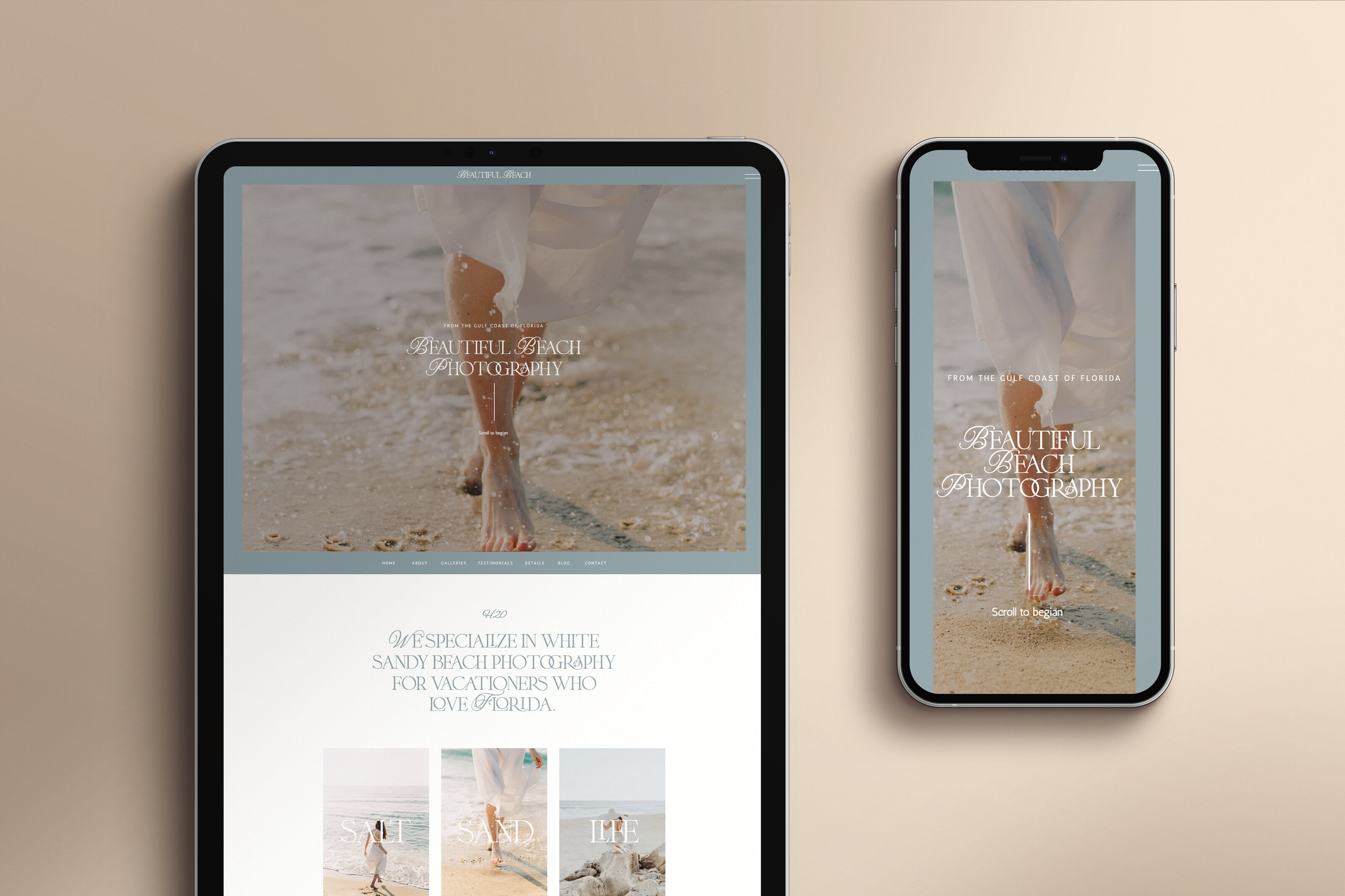 New website design