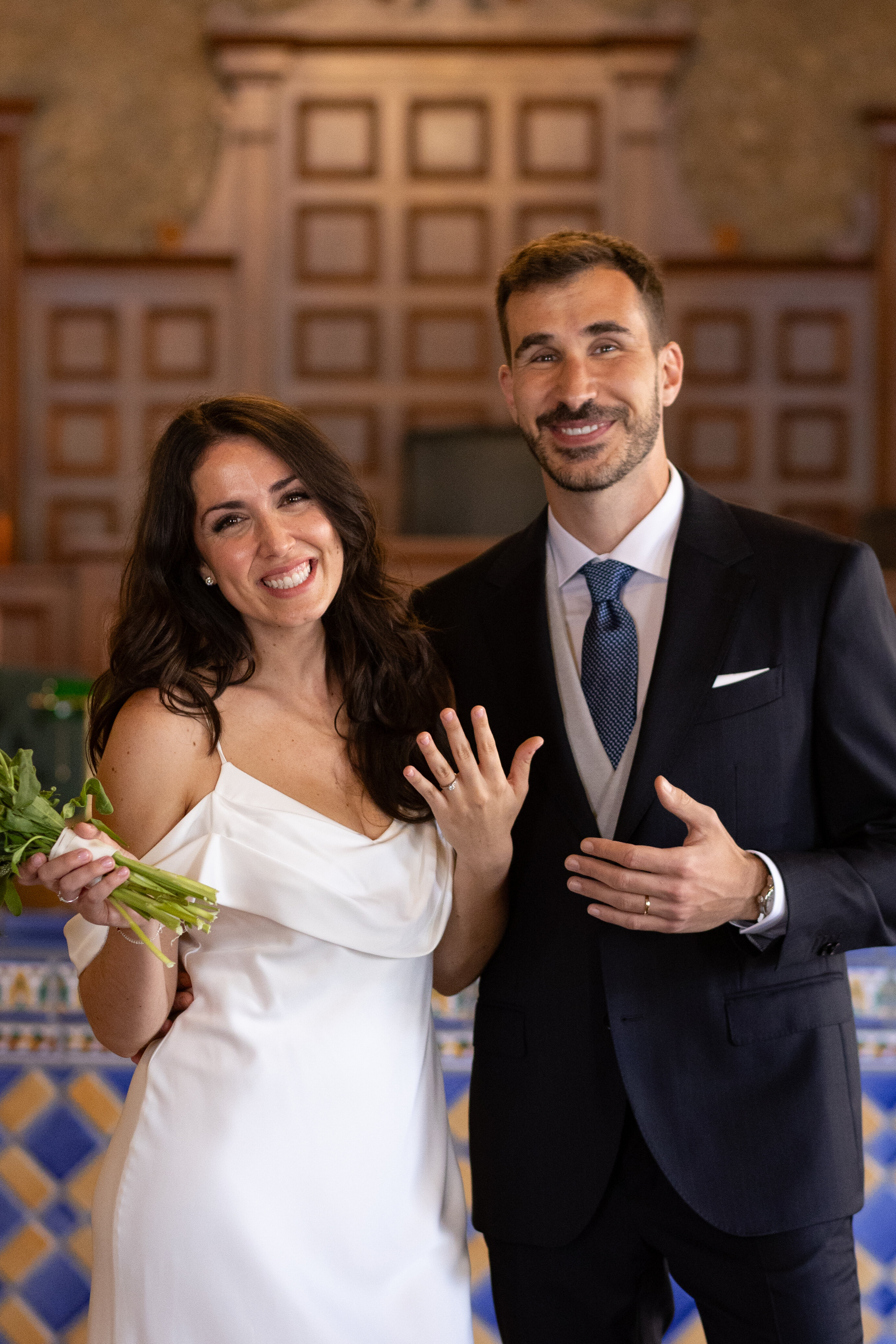 Couple eloping at the Sarasota Courthouse