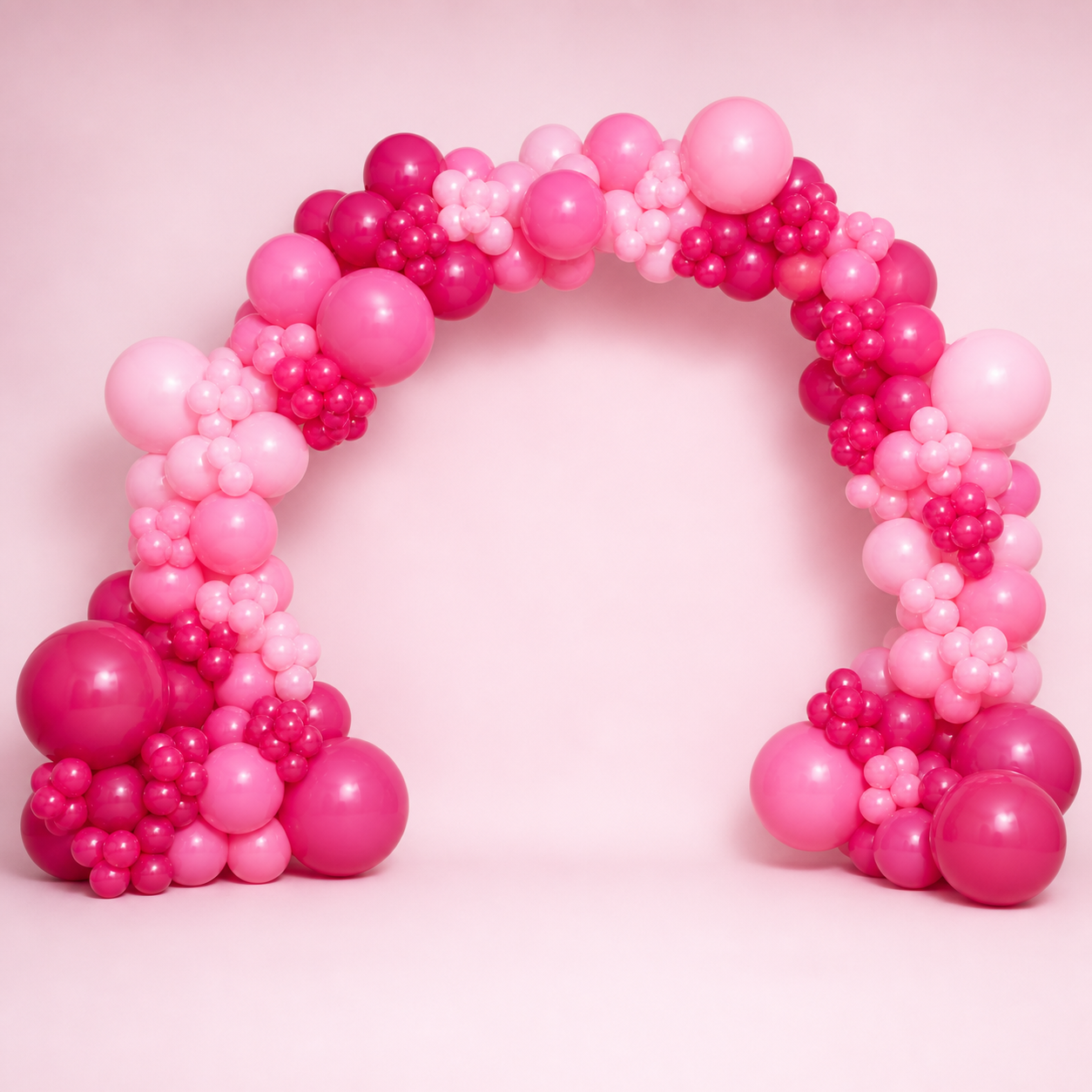Organic balloon arch
