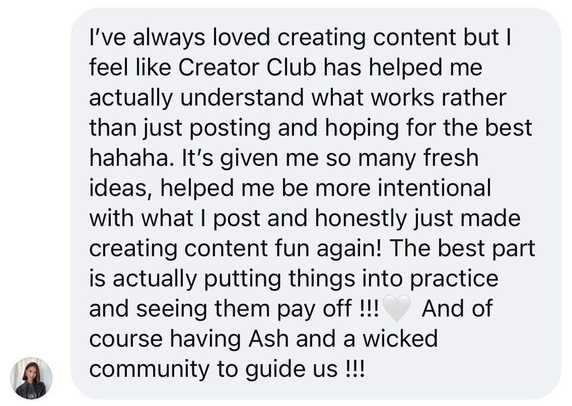 Creator Club member shares how fresh ideas and community support made creating content fun again.