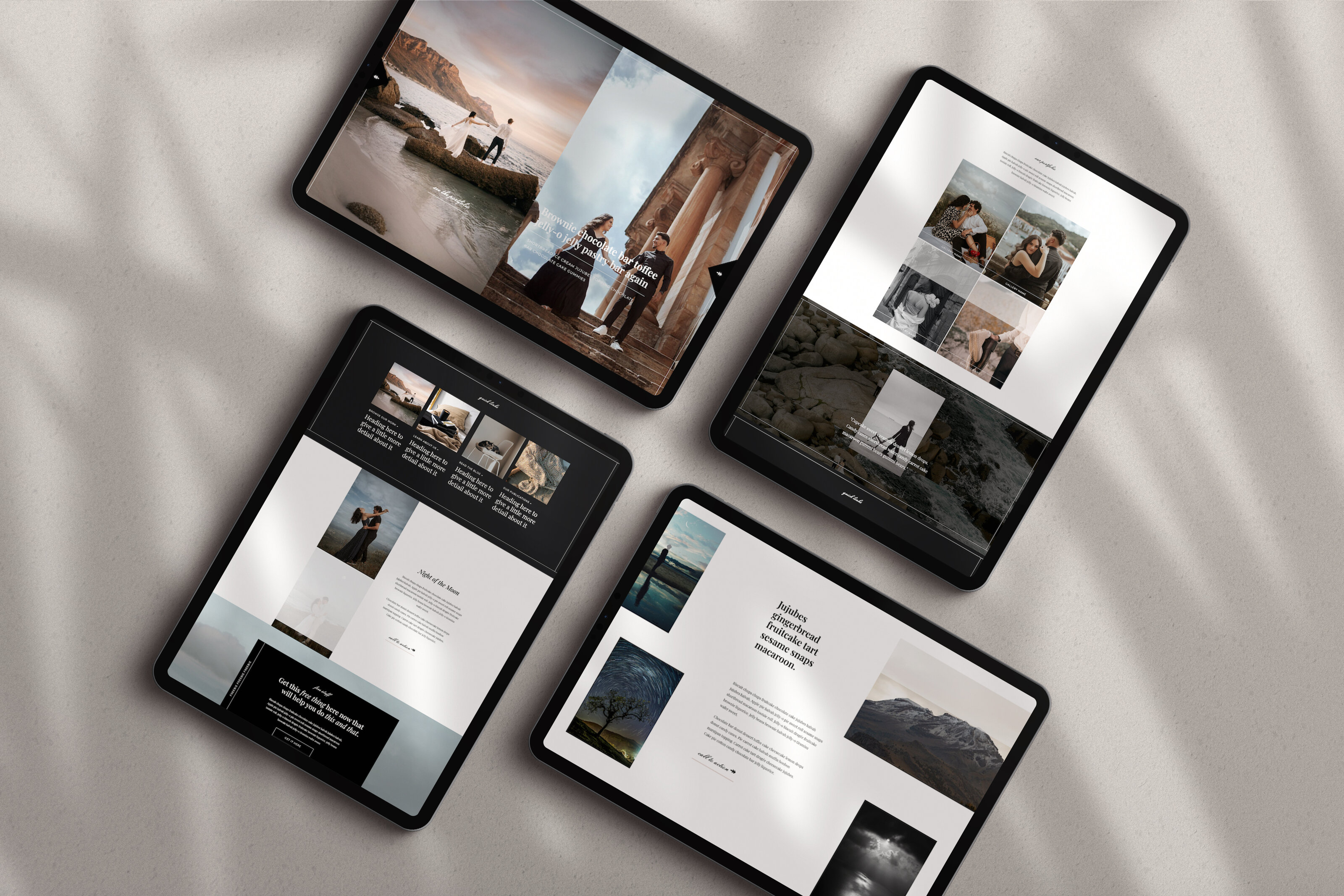 Recommended Showit template