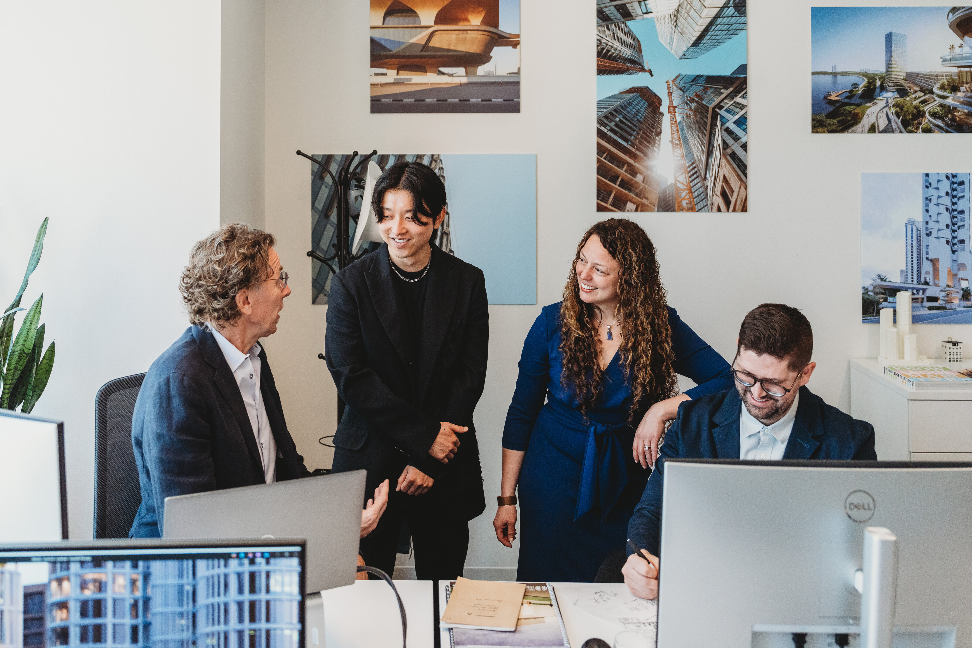 UNS architecture firm team photography in the Austin office