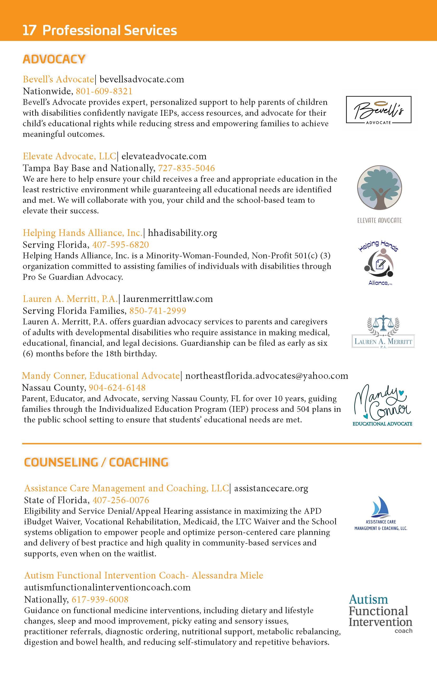 Bright Feats Jacksonville 2026 booklet page 18