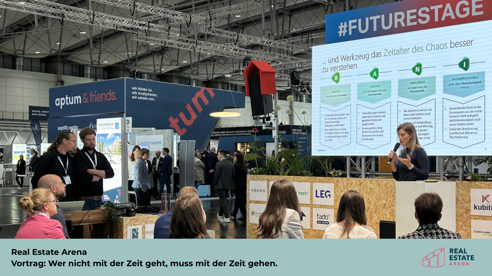 Real Estate Arena – Vortrag Wer nicht mit der Zeit geht muss mit der Zeit gehen