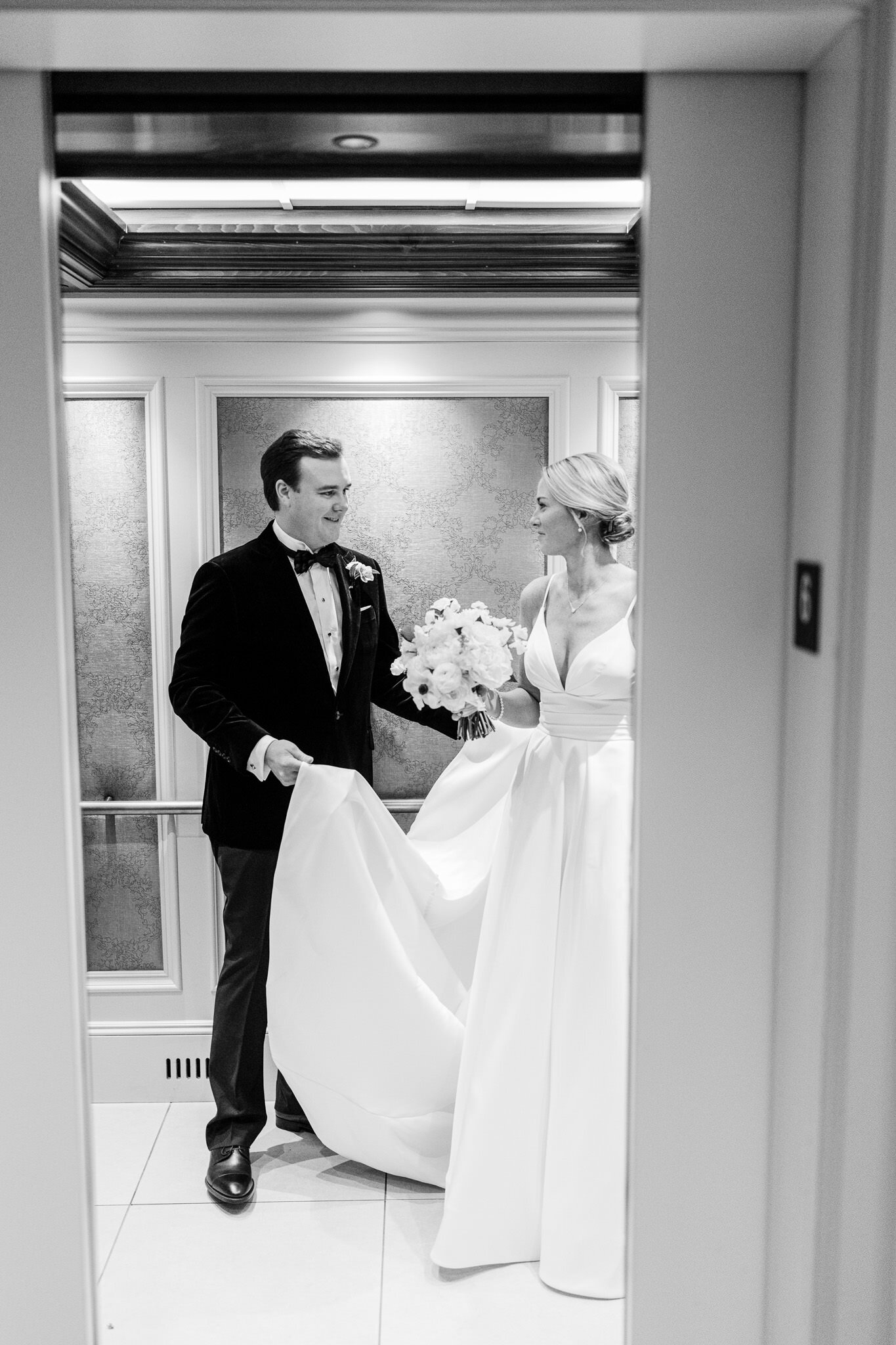Hotel Bennett wedding in Charleston, South Carolina photographed overlooking Marion Square