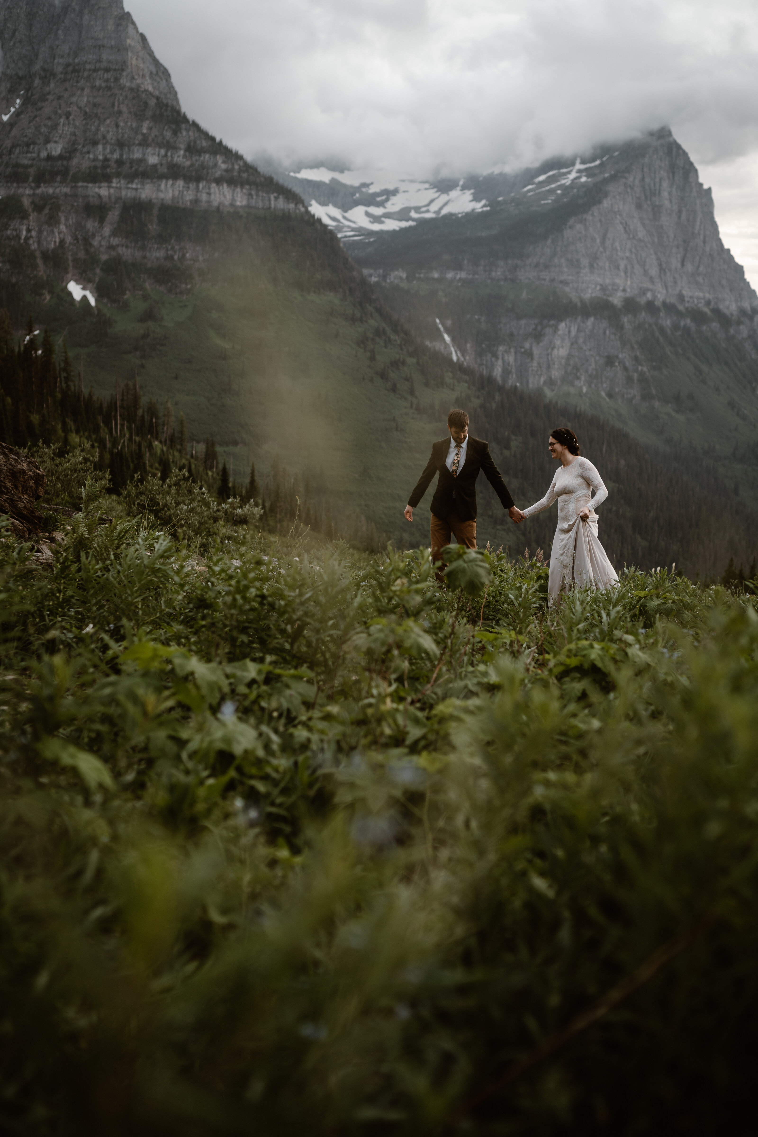 glacier-montana-adventure-elopement-brit-nicole-photography-161 How to Elope in Glacier National Park: Permits, Lakes, and Beargrass Season