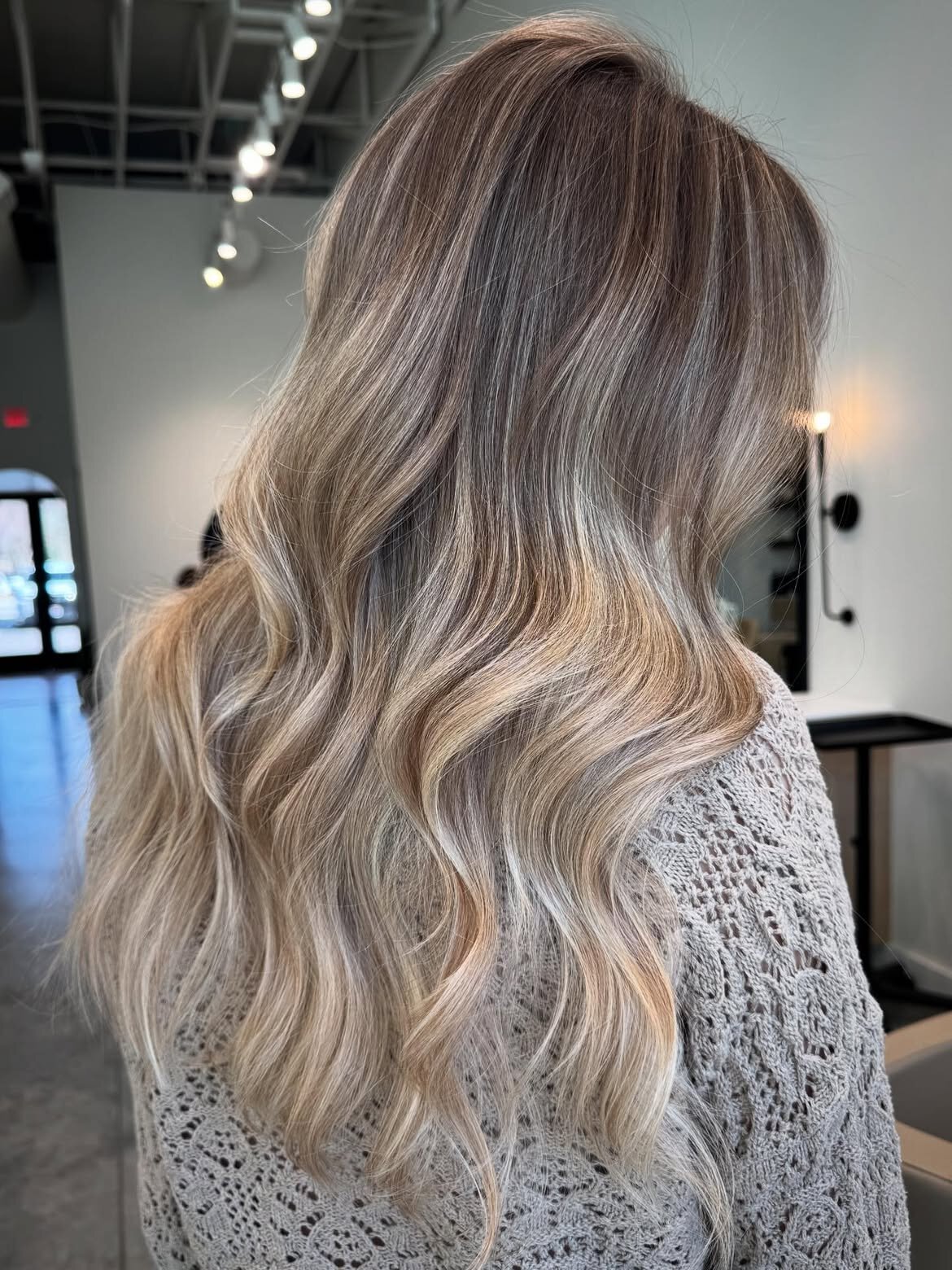 Custom blonde hair color, bronde color and balayage at Echelon Salon in Eagle, Idaho