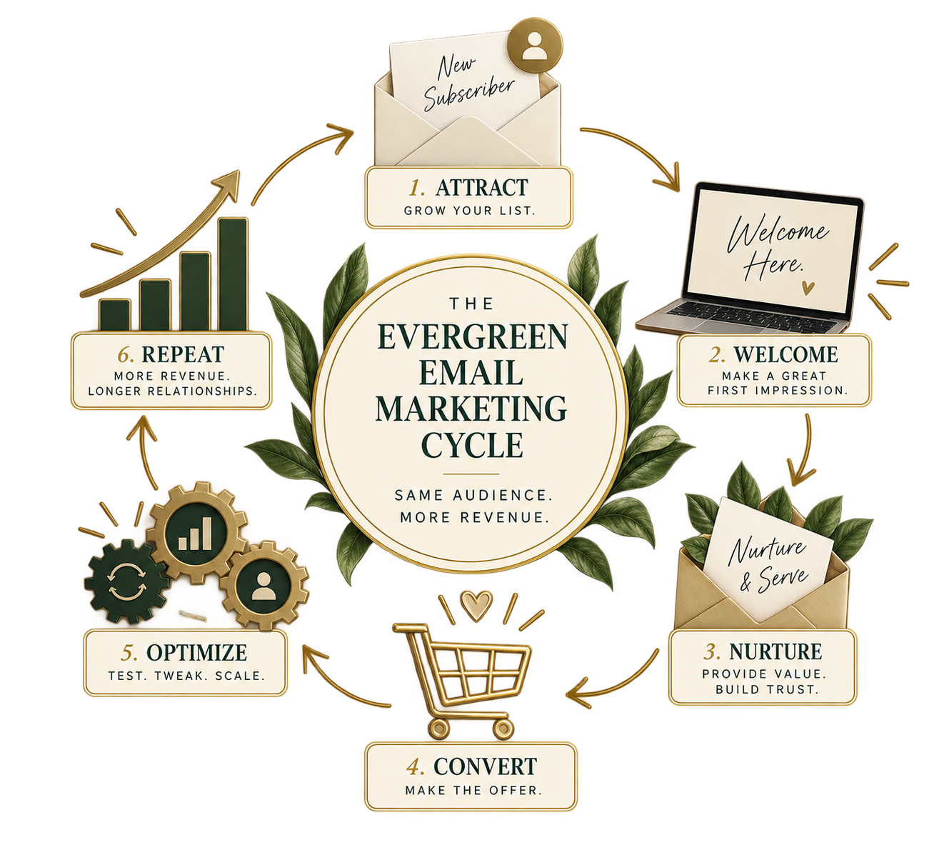 The Evergreen Email Marketing Cycle Framework