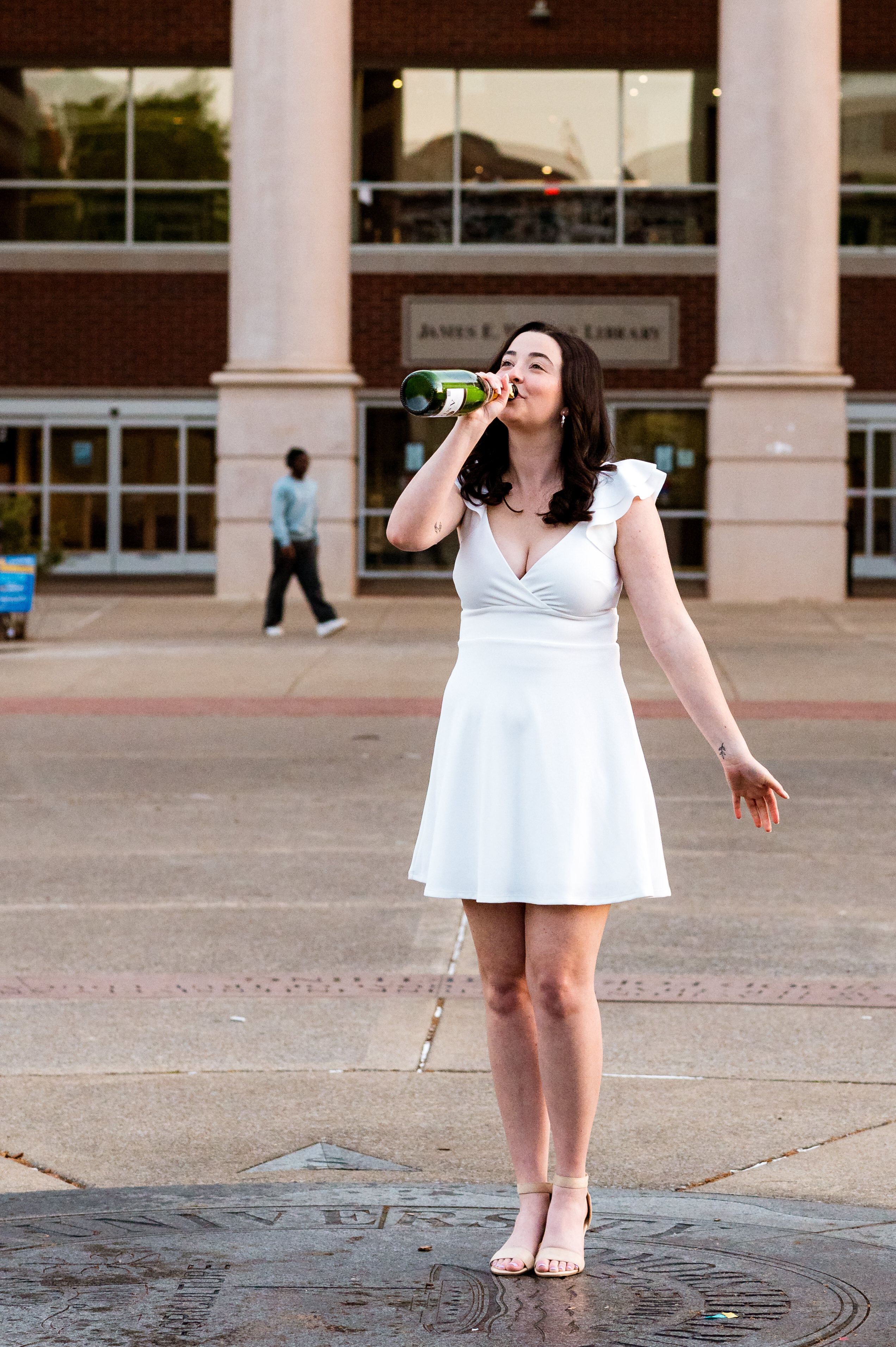 Unedited senior portrait
