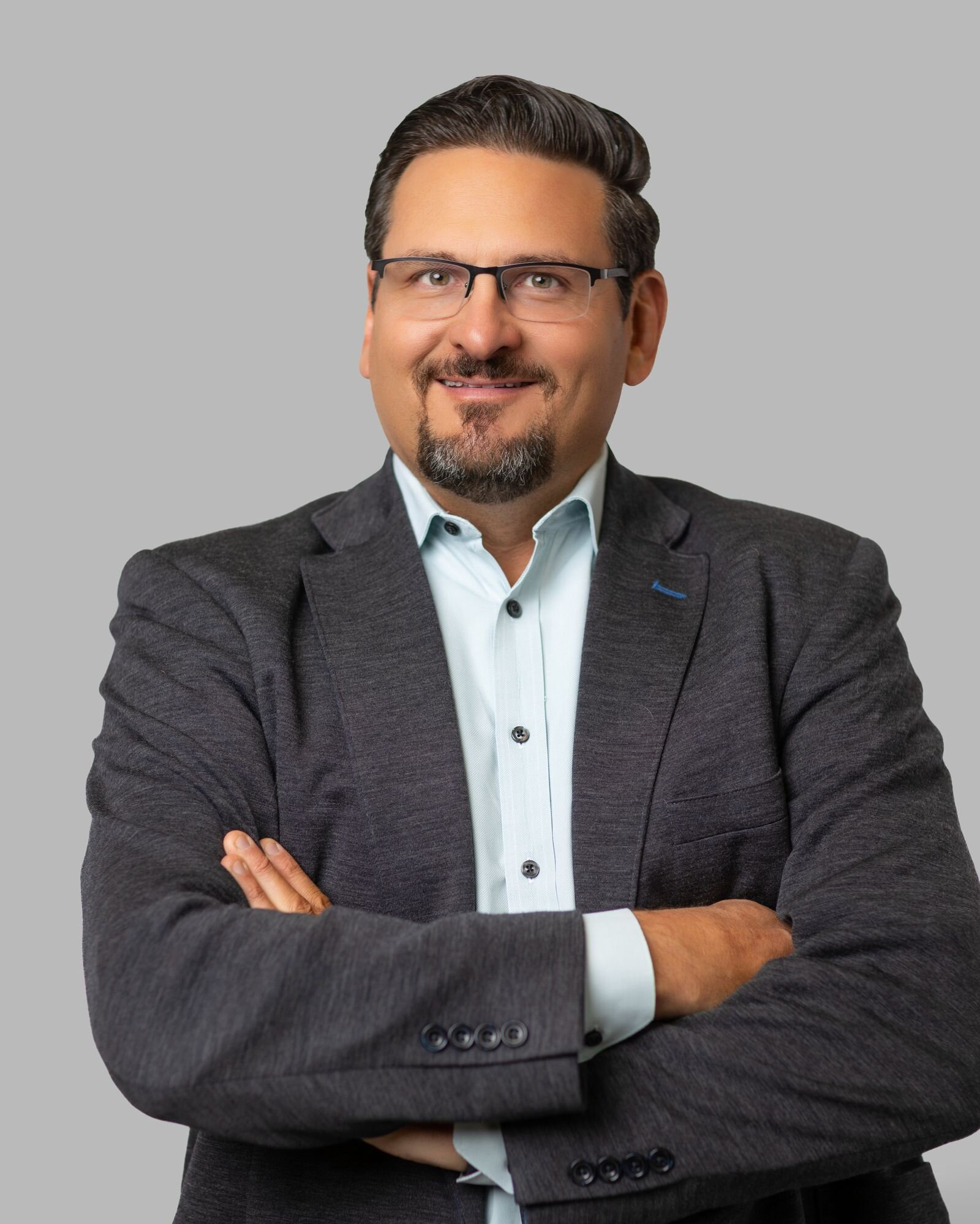 Corporate team headshot for The Welch Group by James Stokes & Co., Wisconsin corporate headshot photographer