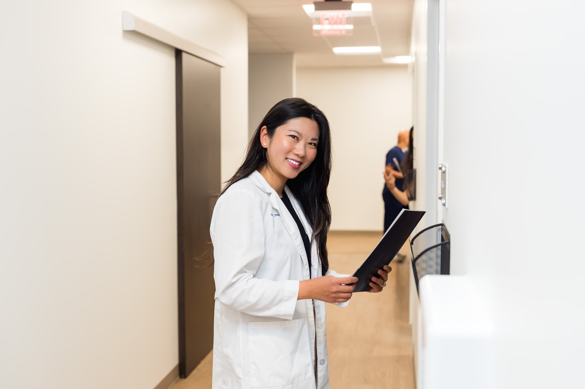 Austin Gastroenterology physician portrait in hallway
