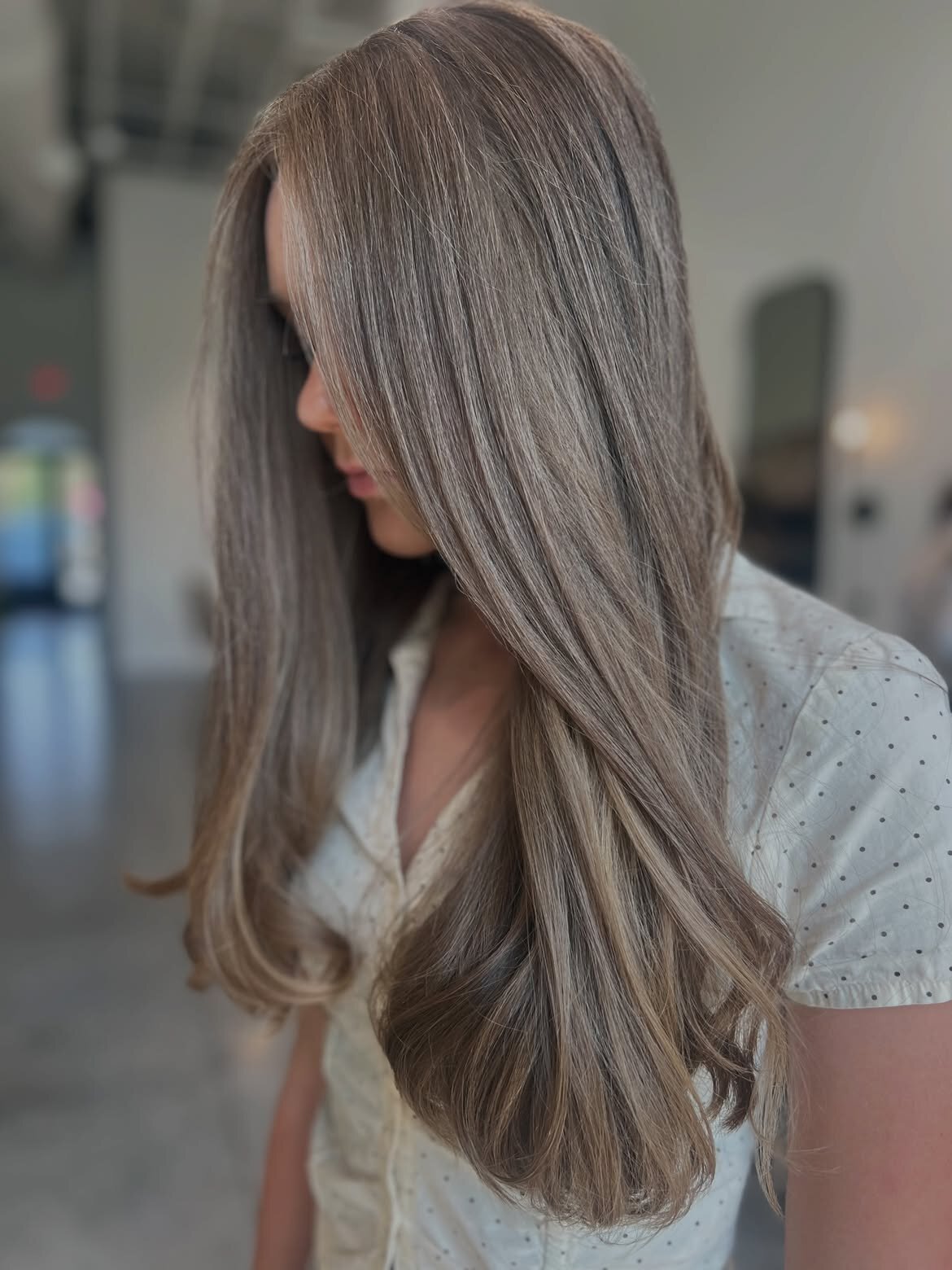 Blonde hair color by the team at Echelon Salon in Eagle, Idaho