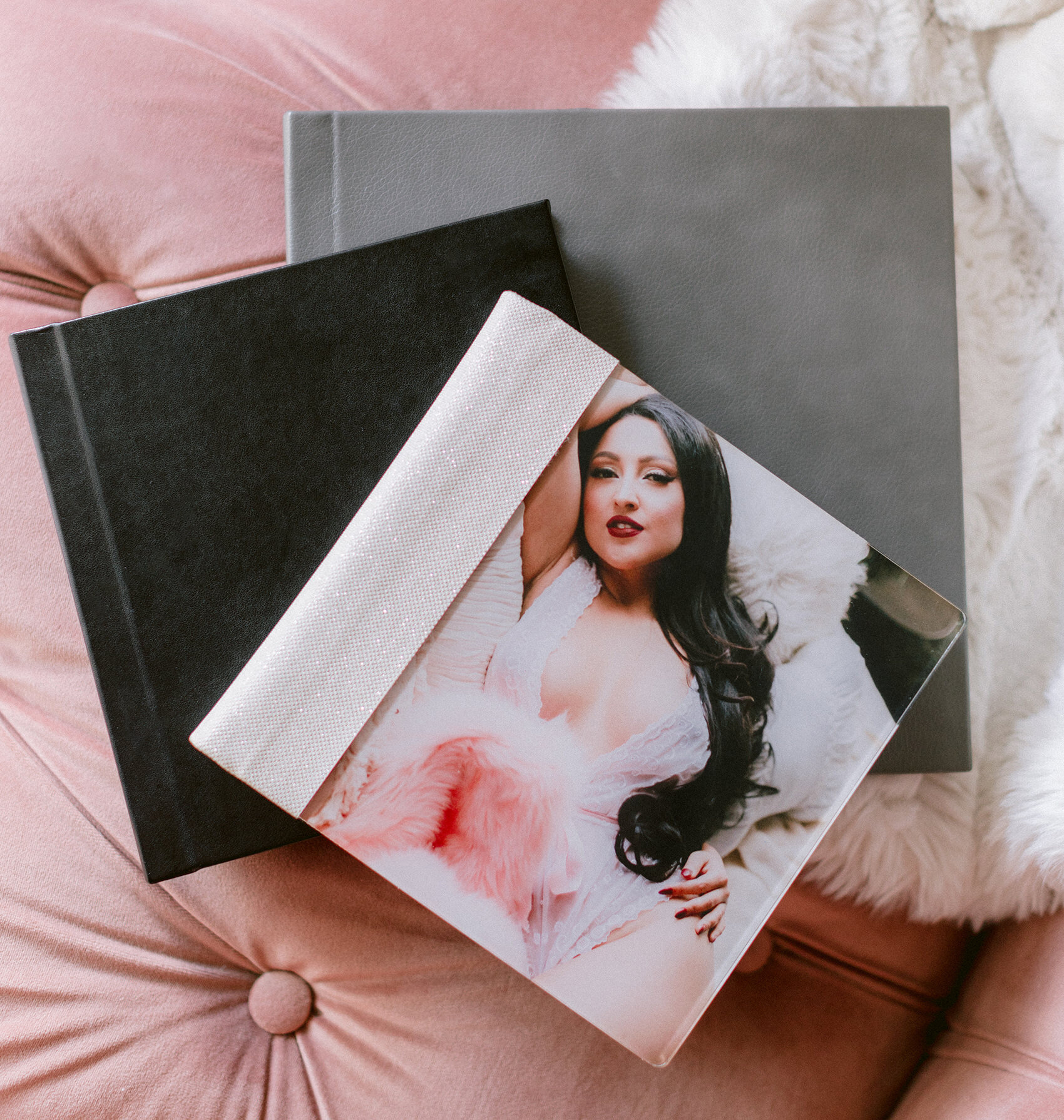 Fine art portrait albums by Heather Elizabeth
