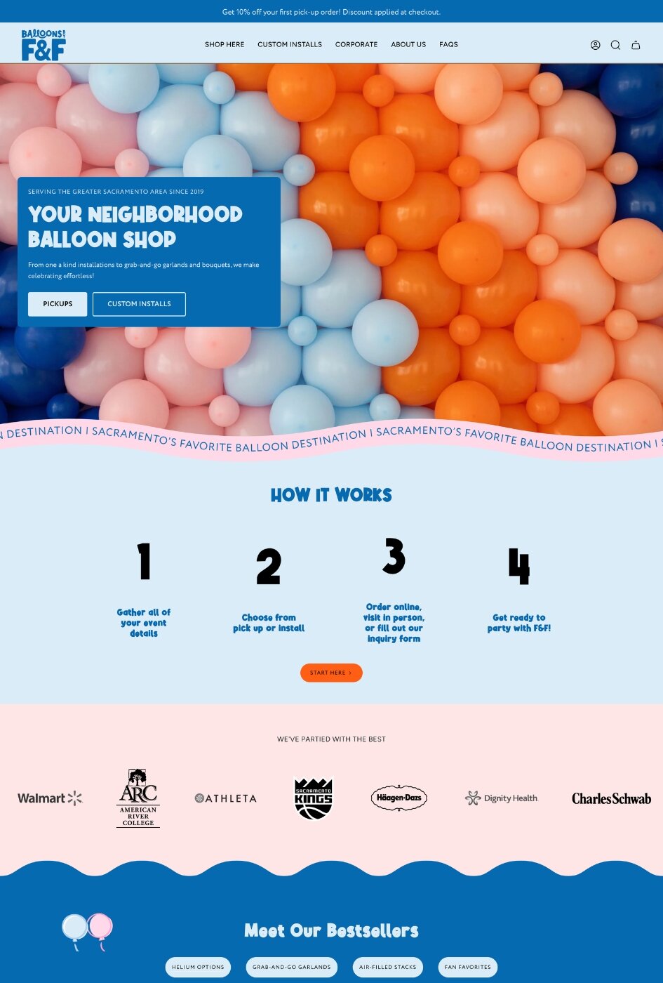 shopify website development and design for women in business