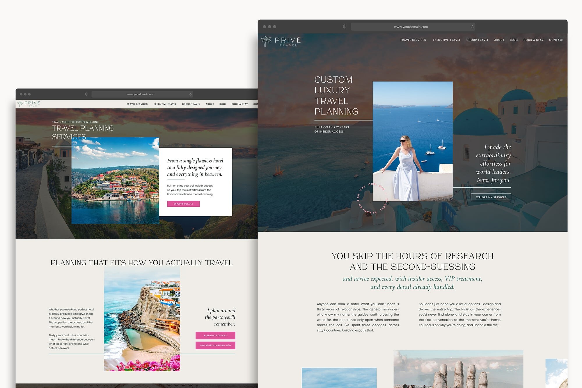 New website design