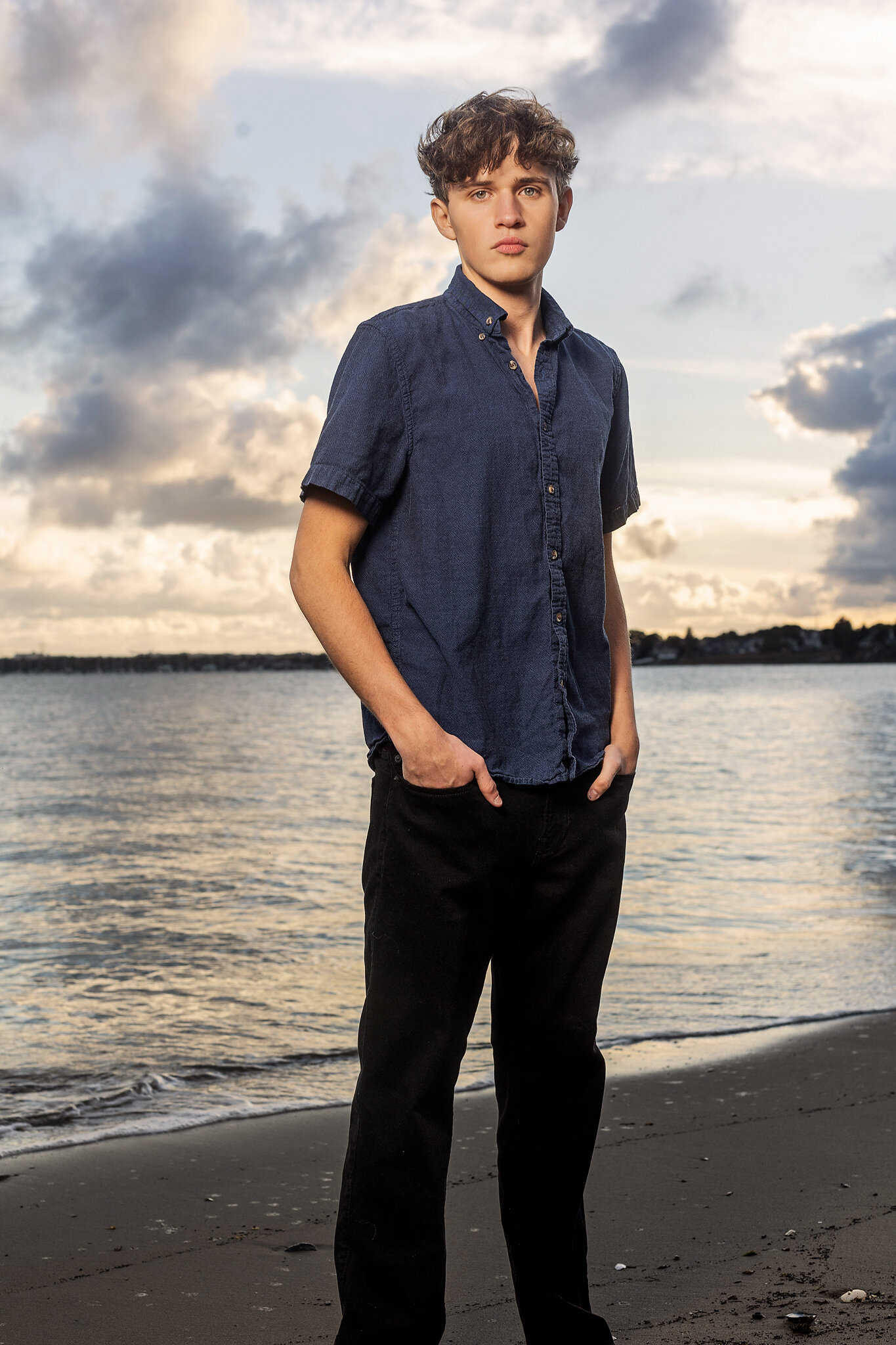 Senior guy portrait by Kristen Zannella Photography