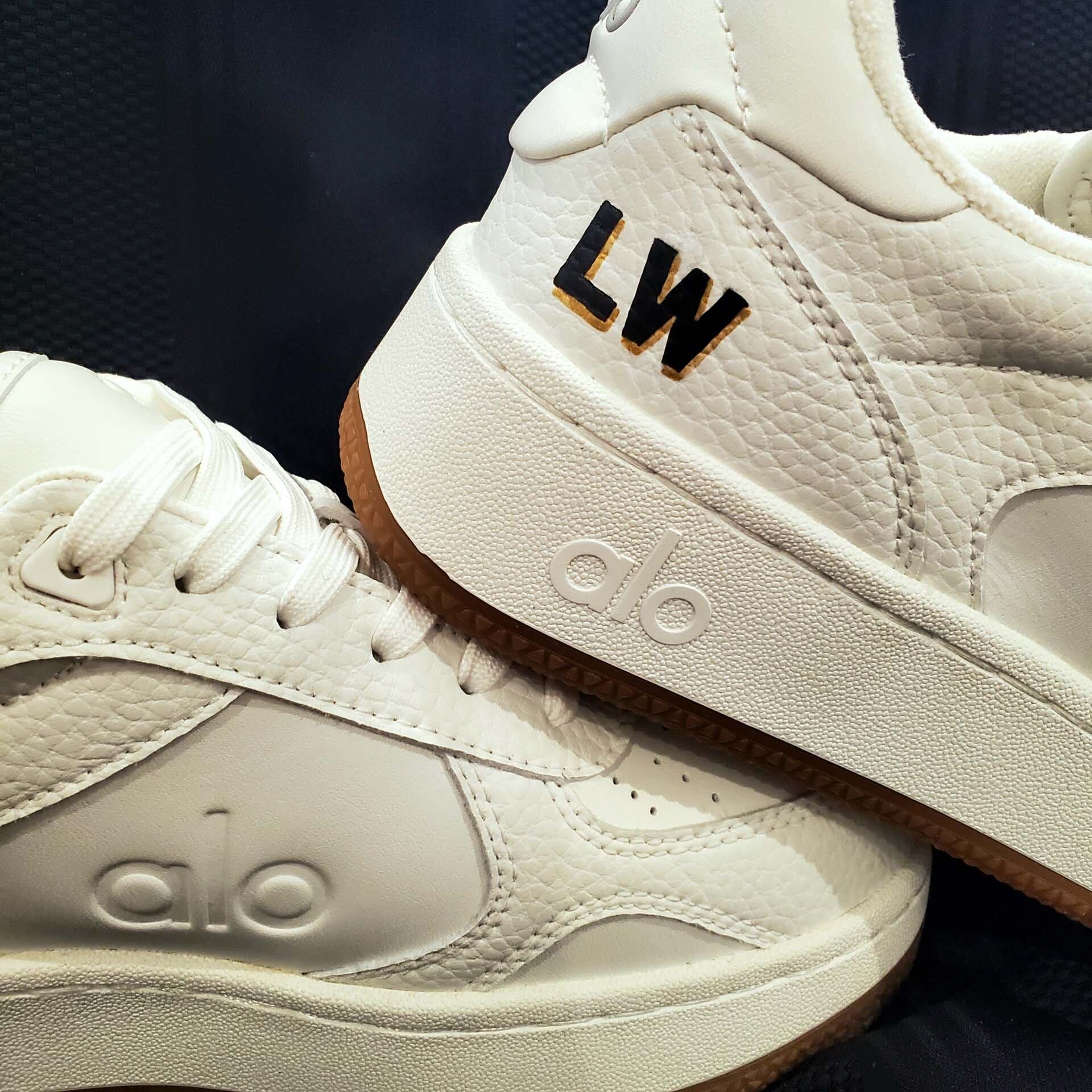 Alo shoes painted monogram experiential marketing