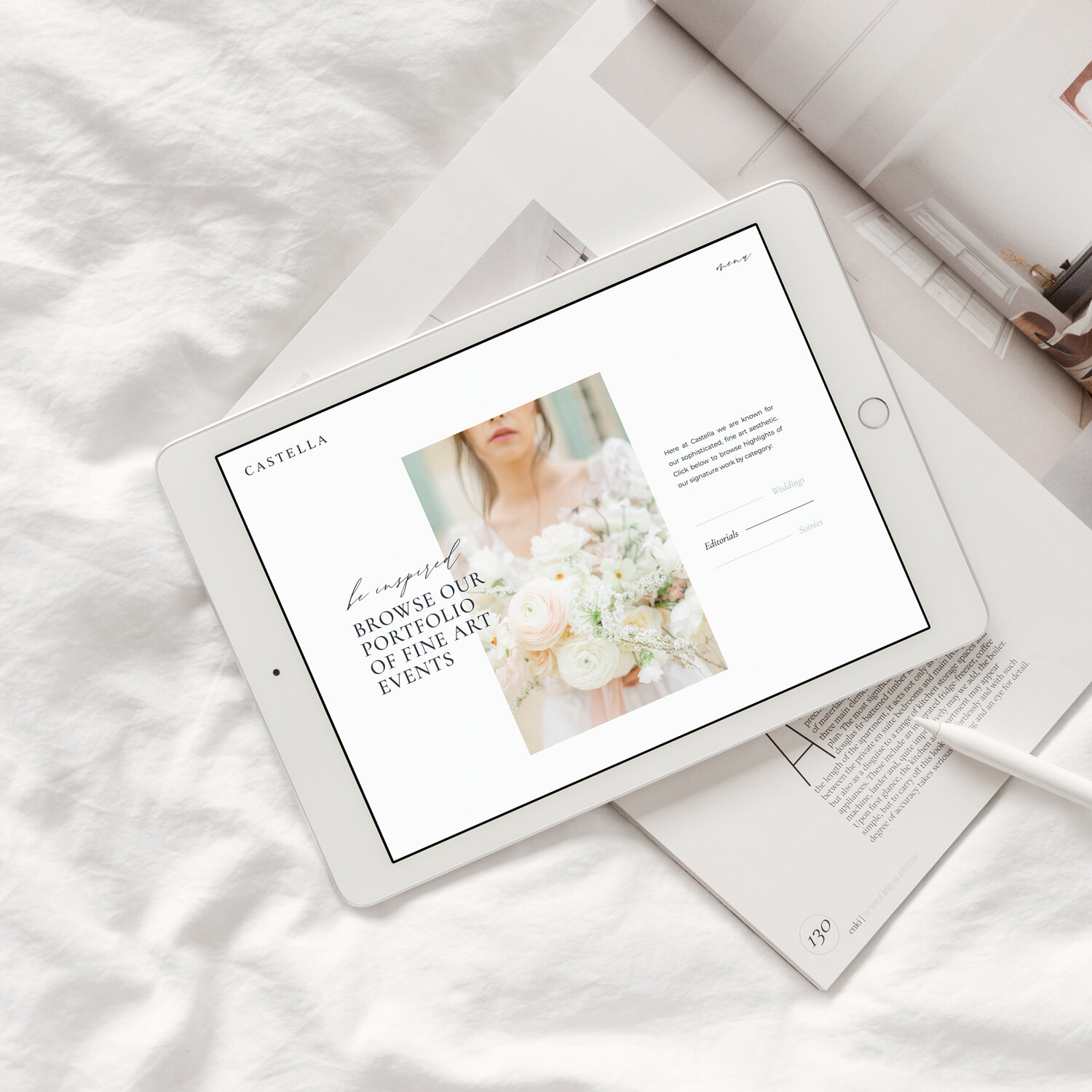 Castella Showit website template