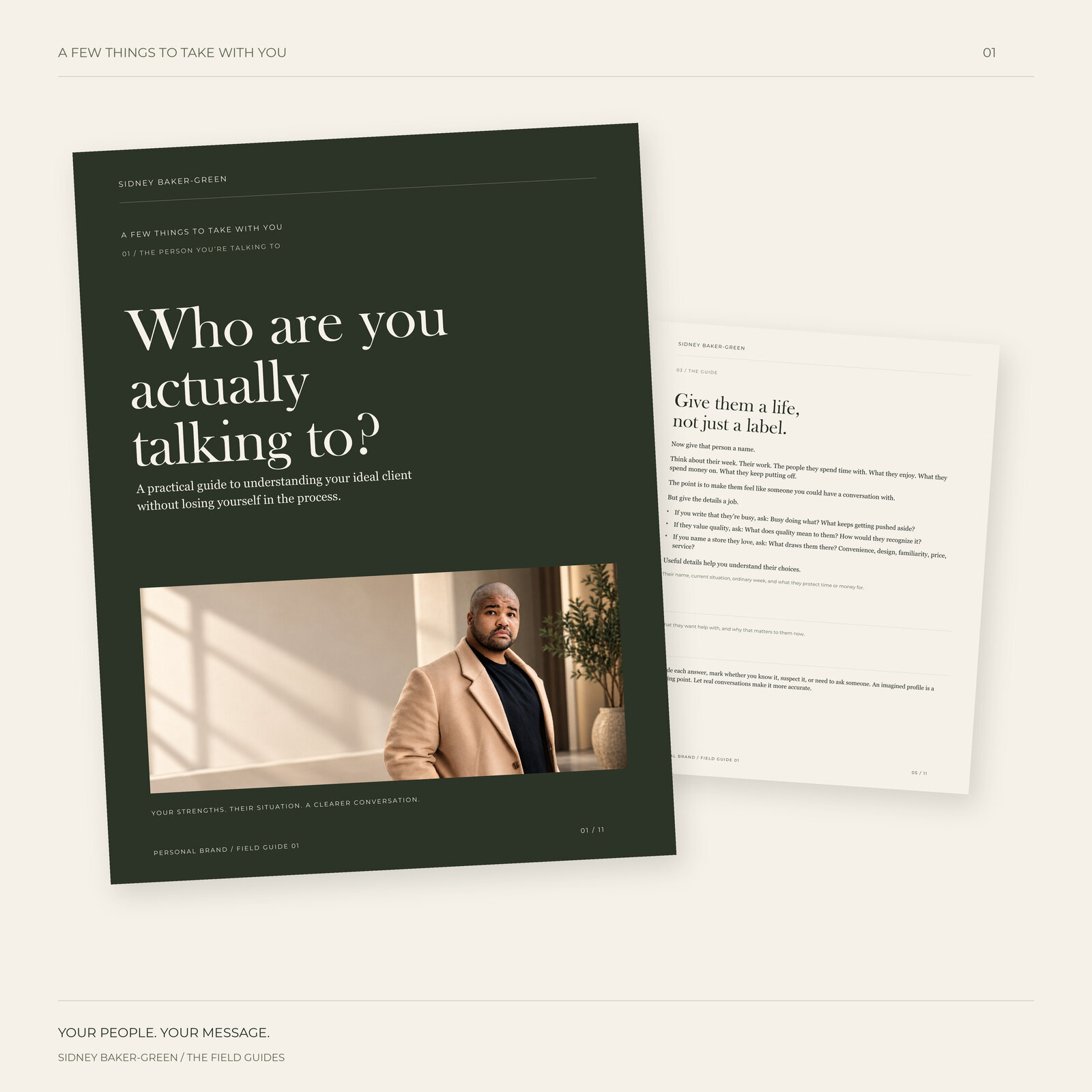 Who Are You Actually Talking To? guide cover