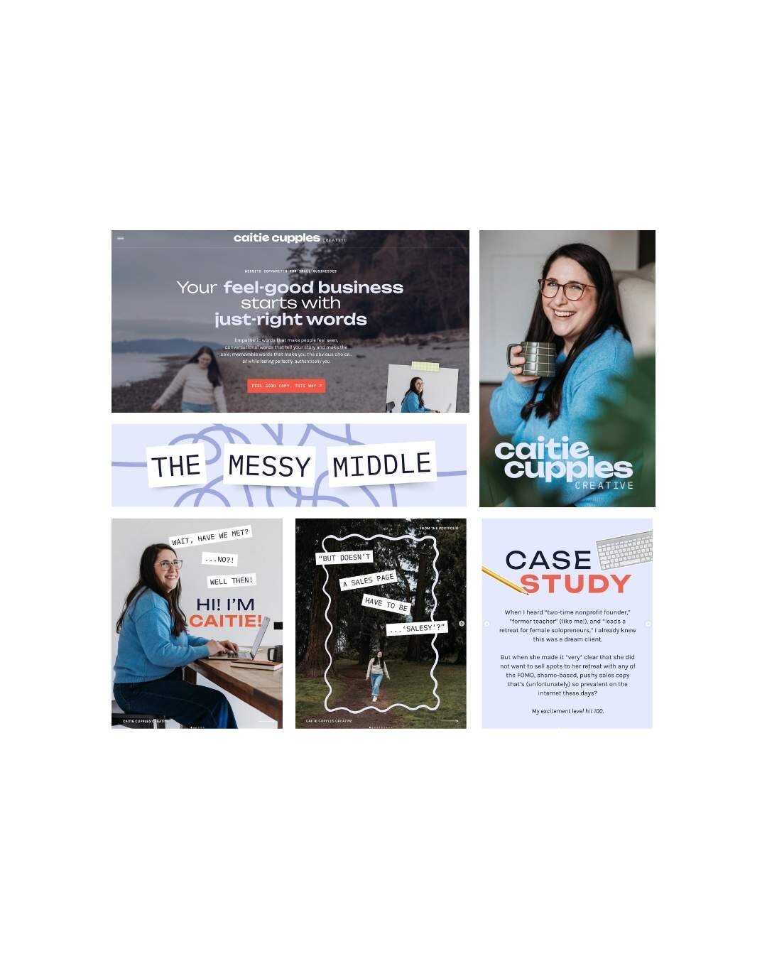 Brand Ed student DIY logo and branding made by copywriter Caitie Cupples