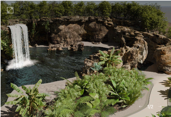Lopesan Caoba Lagoon resort grounds
