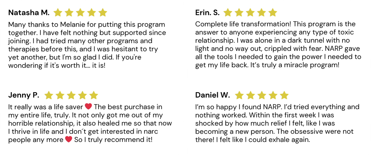 NARP Testimonials