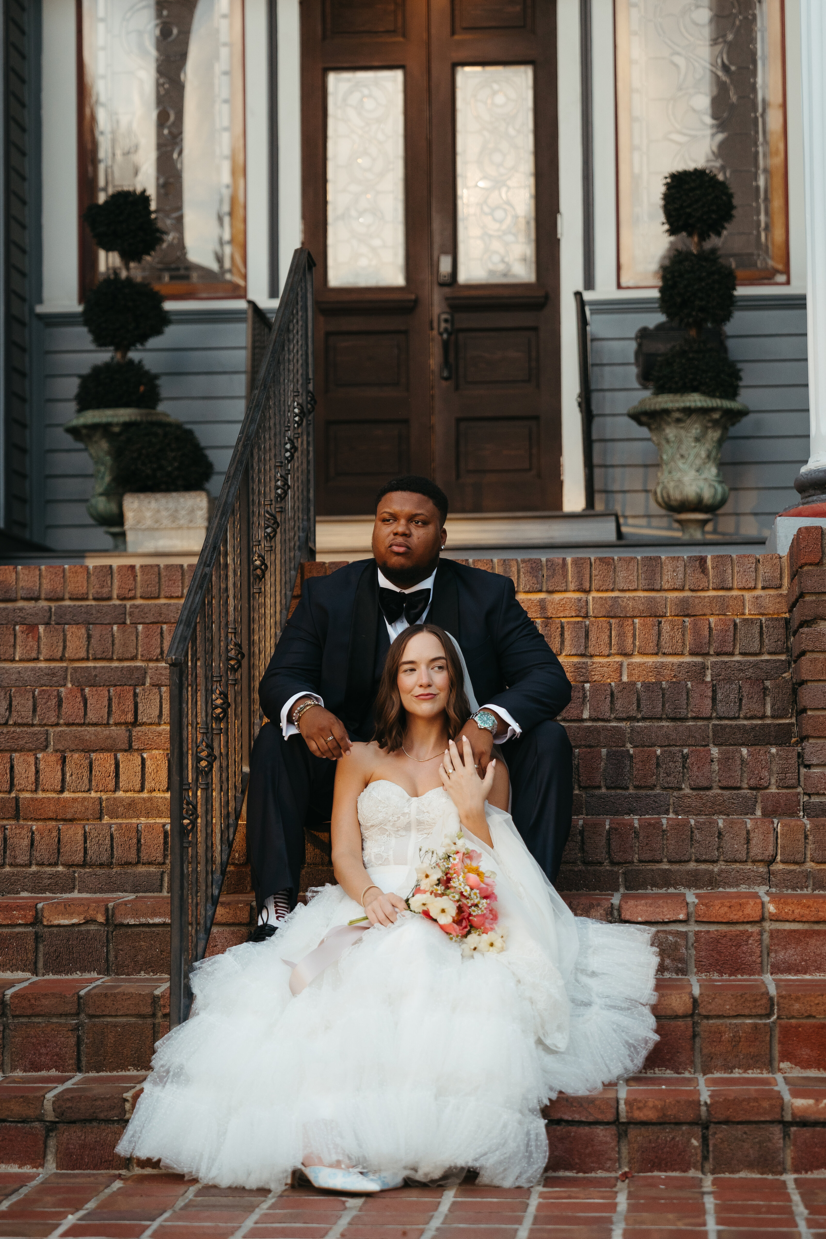 Engaged couple