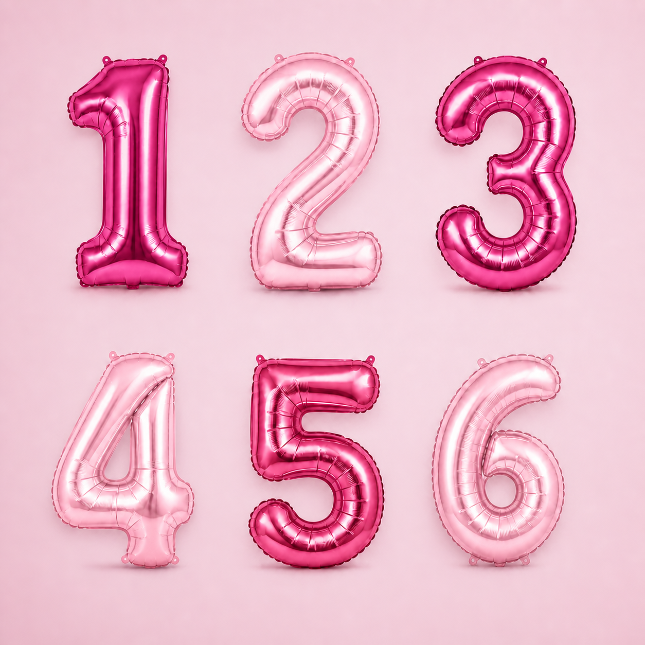 Foil number balloon