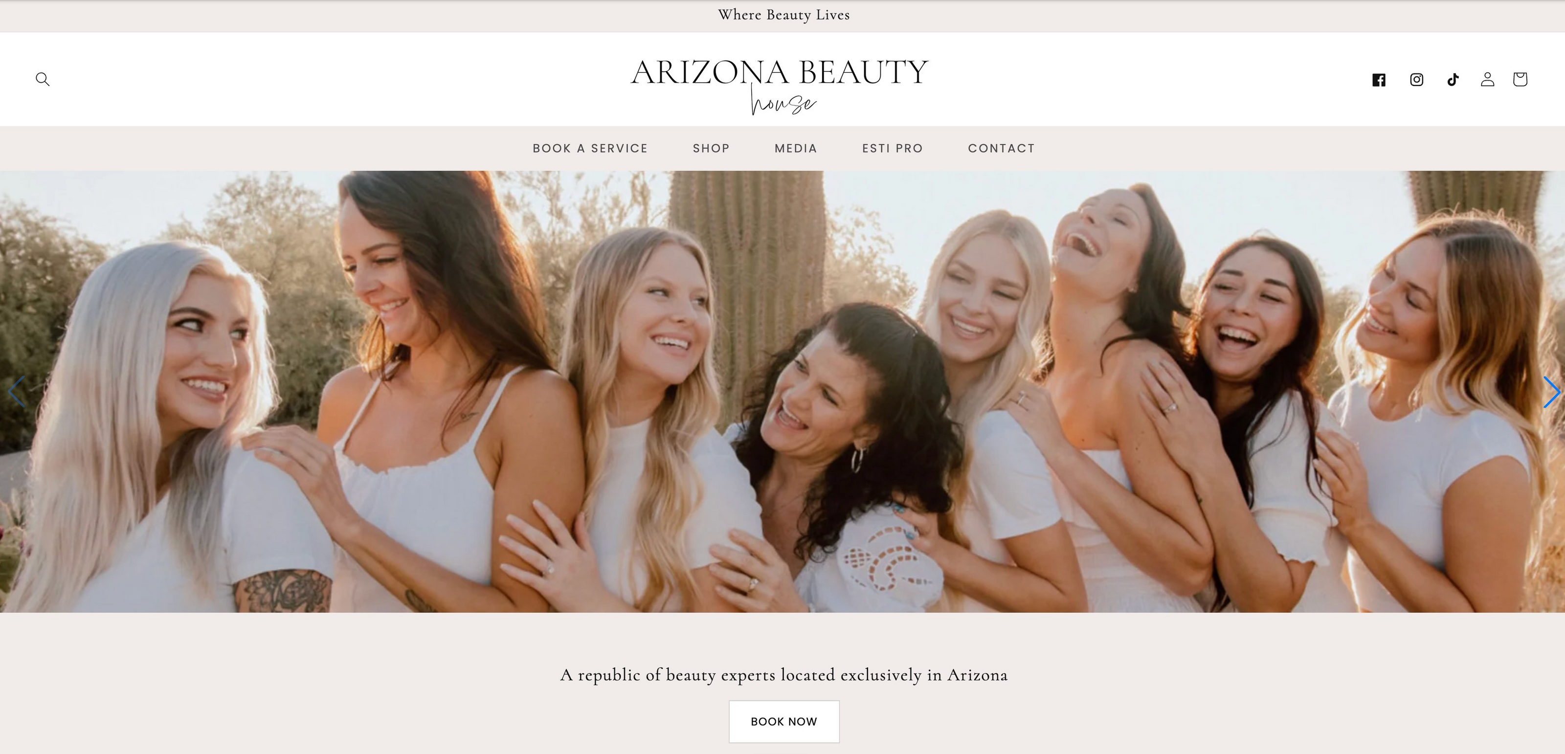 Anonymous beauty brand project