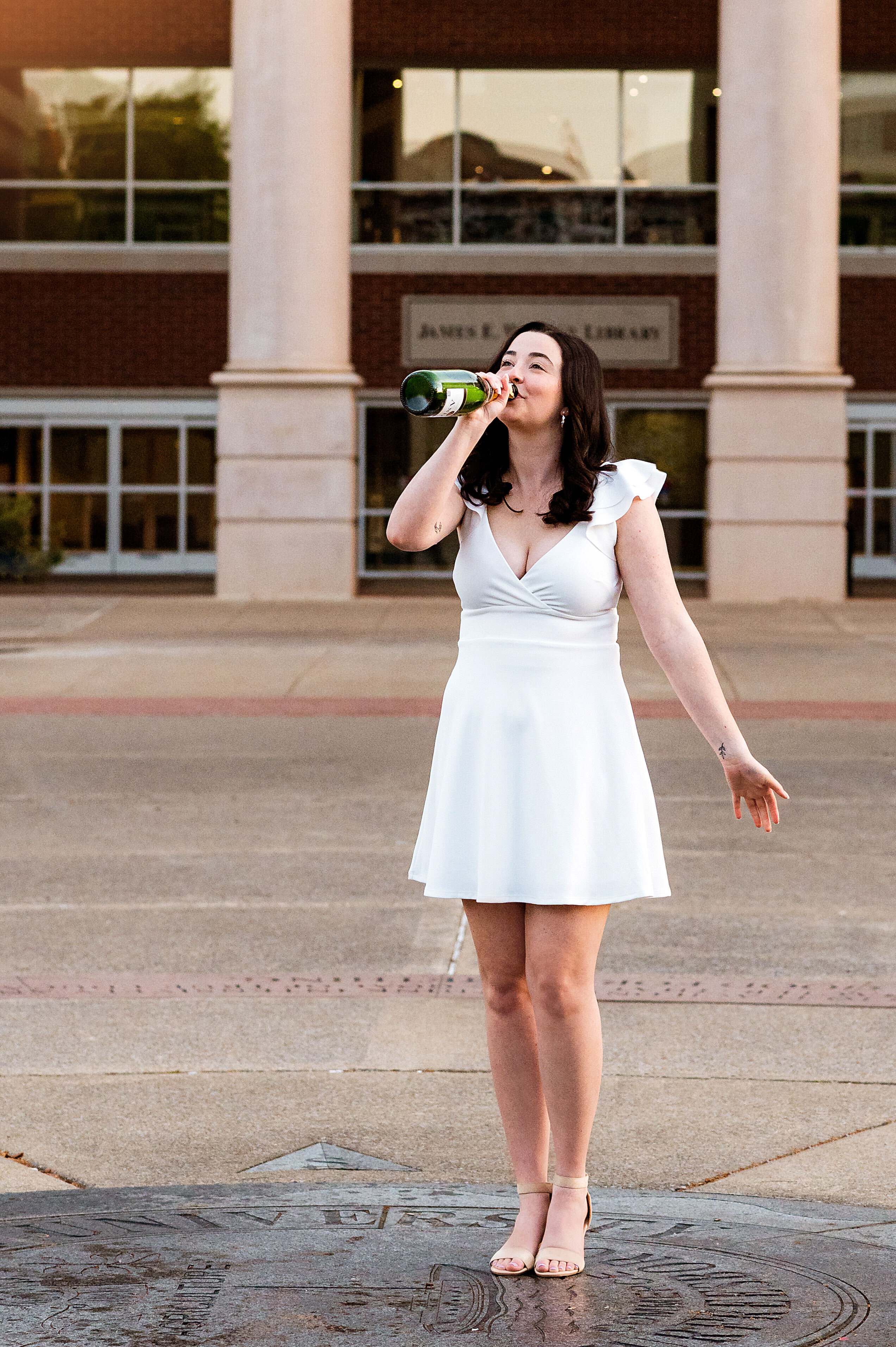 Edited senior portrait