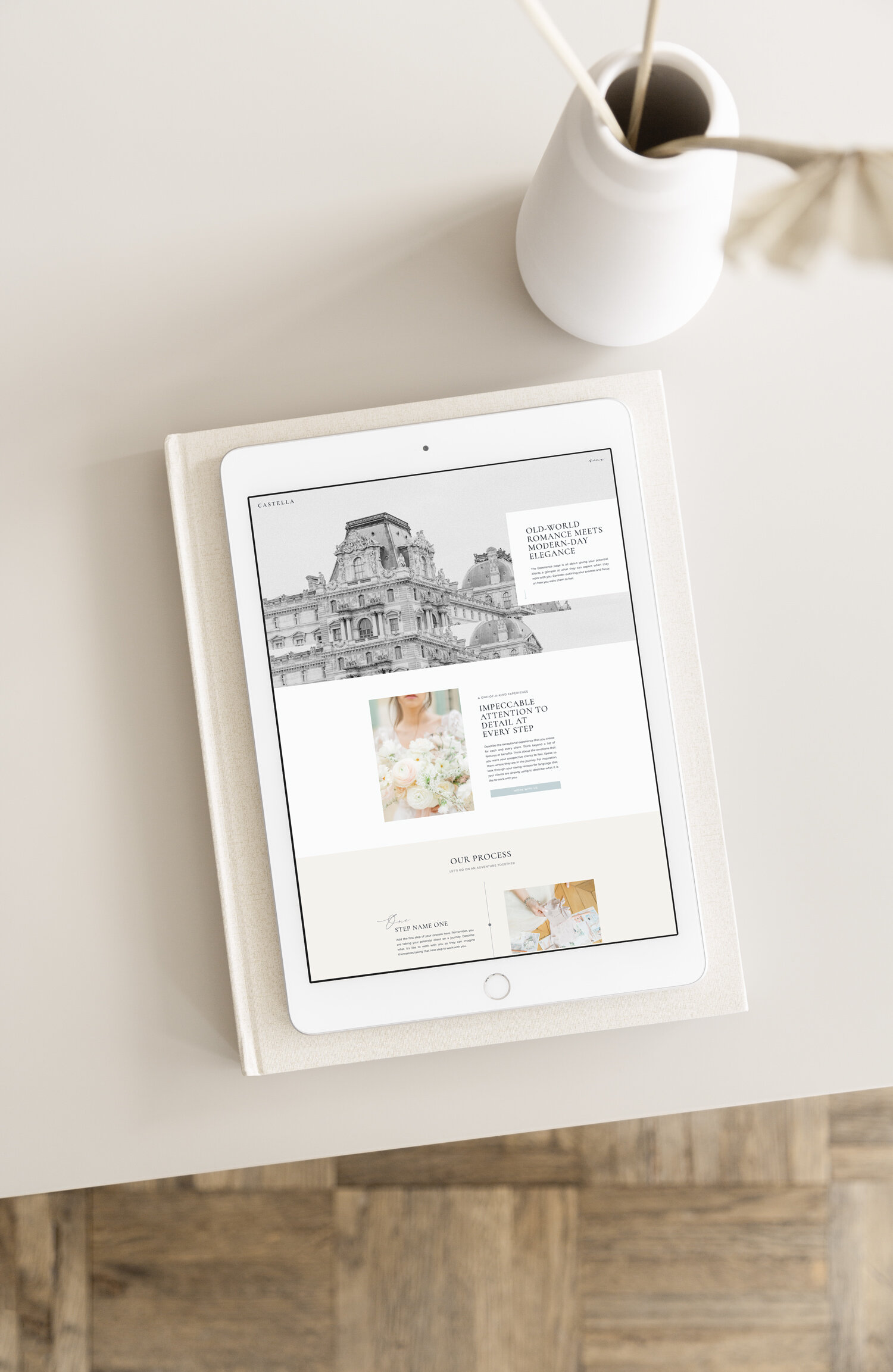 Castella Showit website template