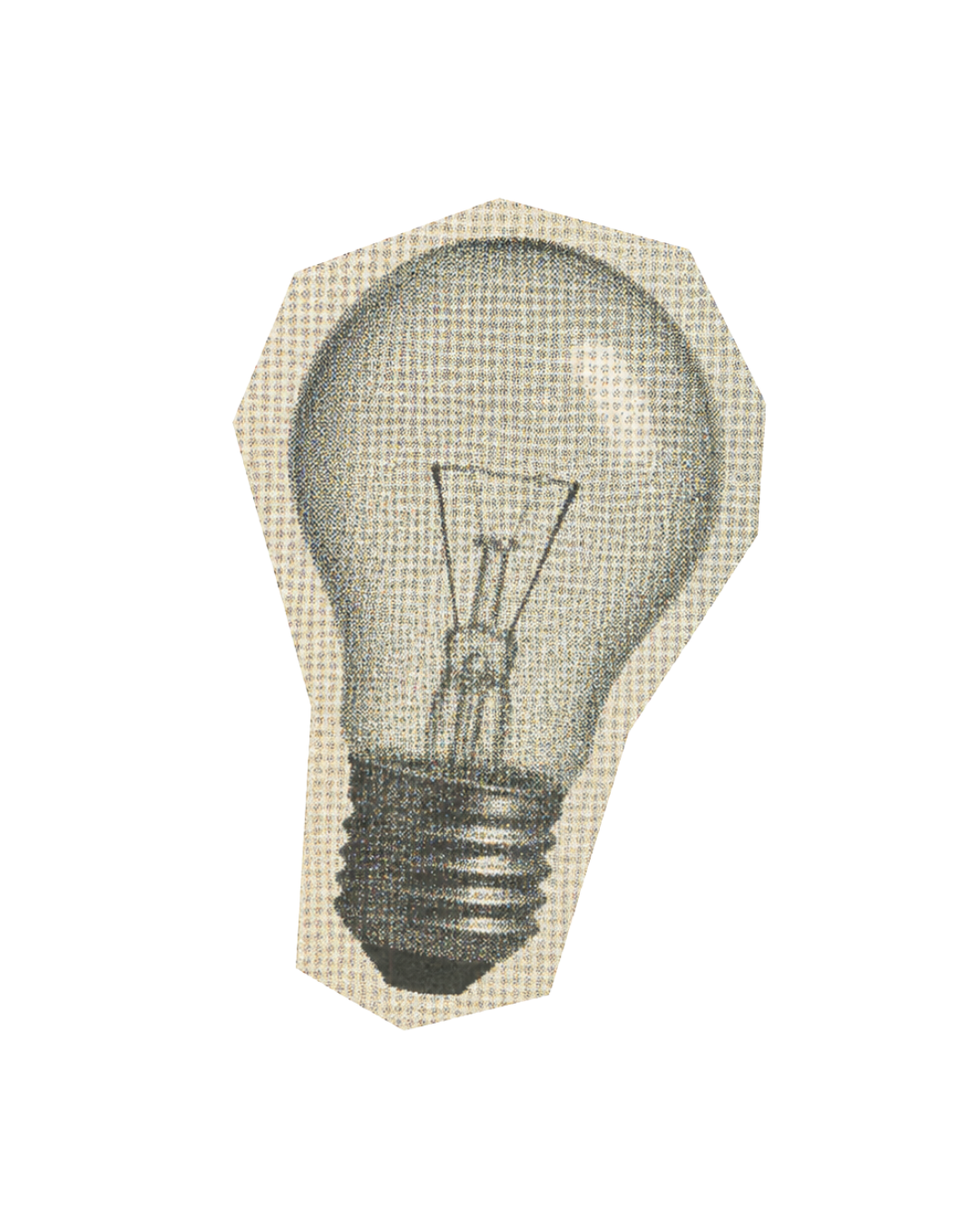 lightbulb collage