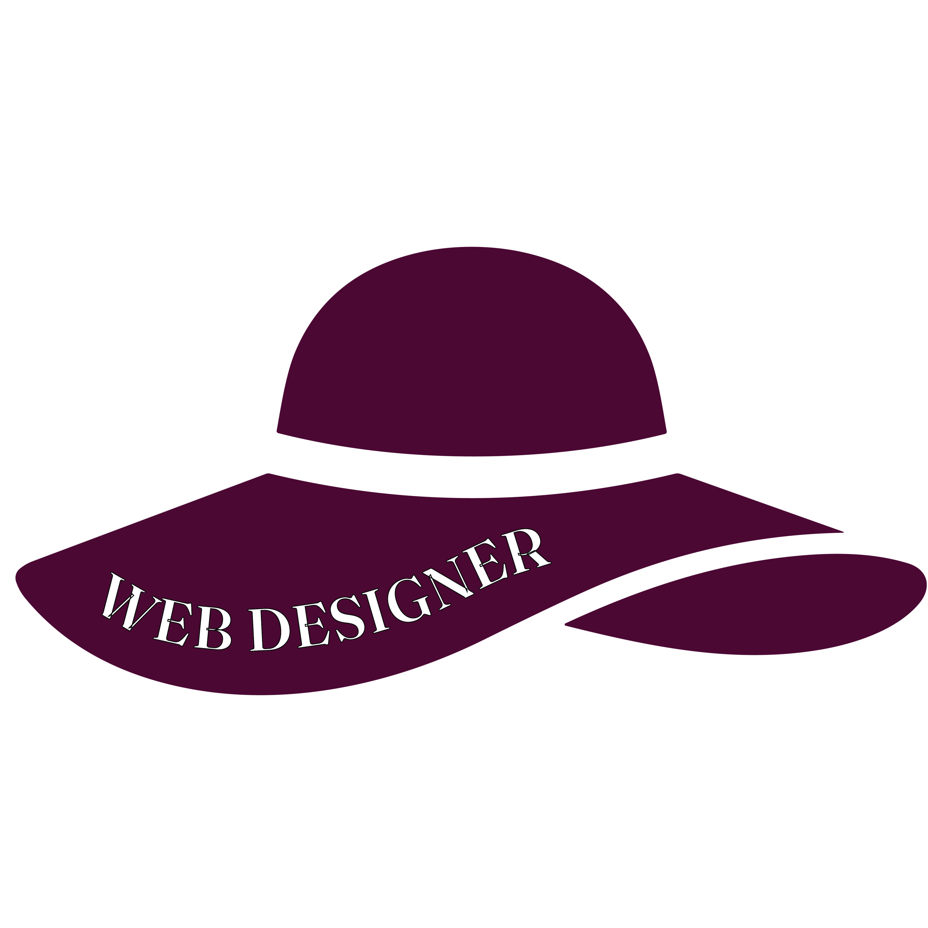 Floppy hat that says Web Designer