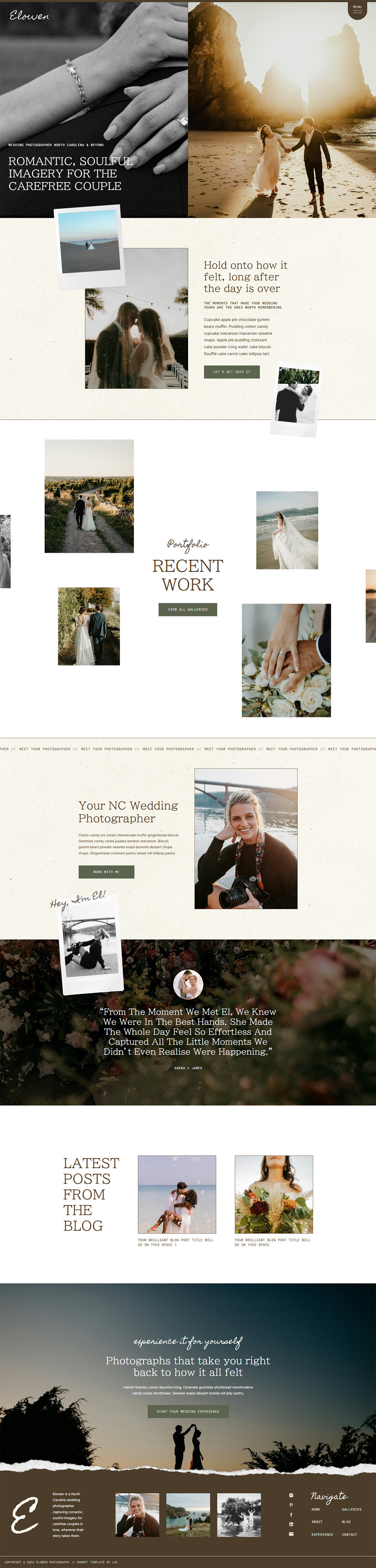 Elowen Showit Template
