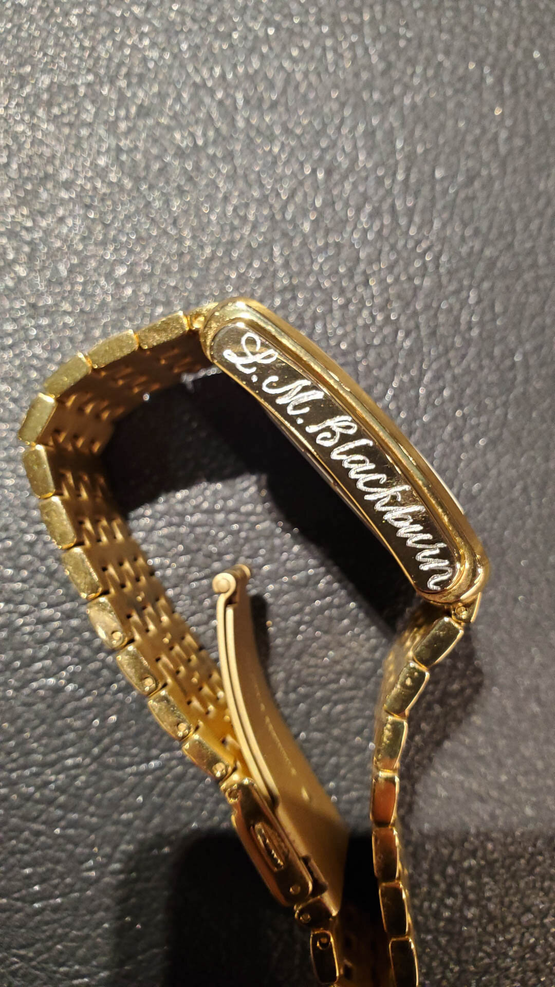 Holiday brand activation fossil columbus engraved watch