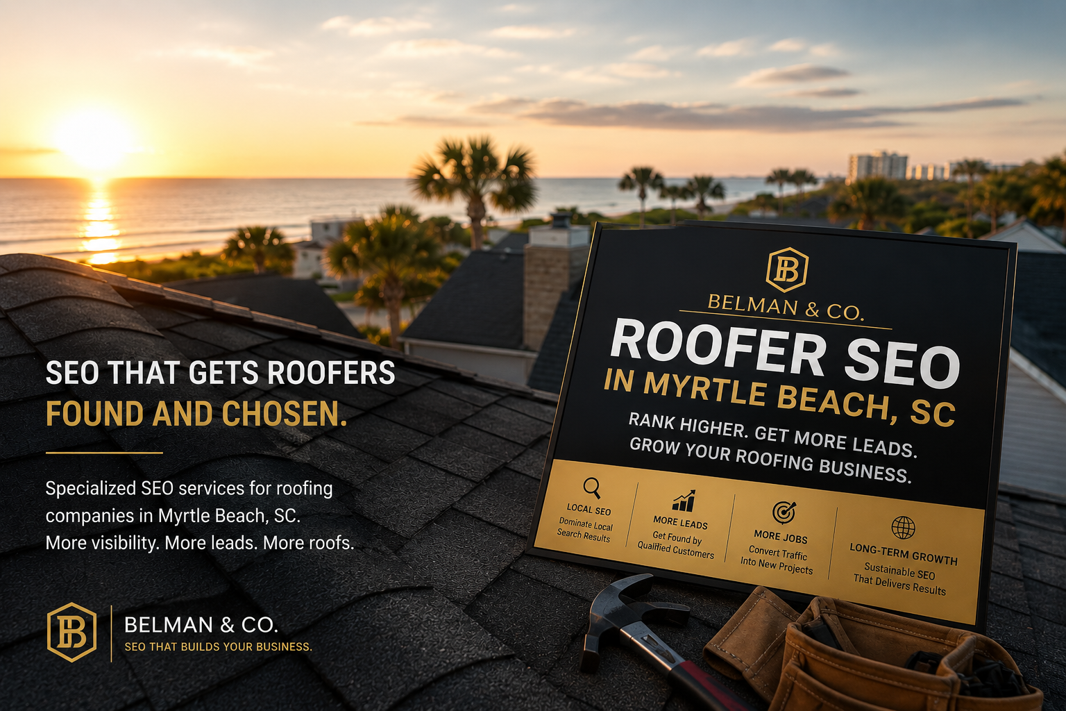 Myrtle Beach roofers SEO and roof installation