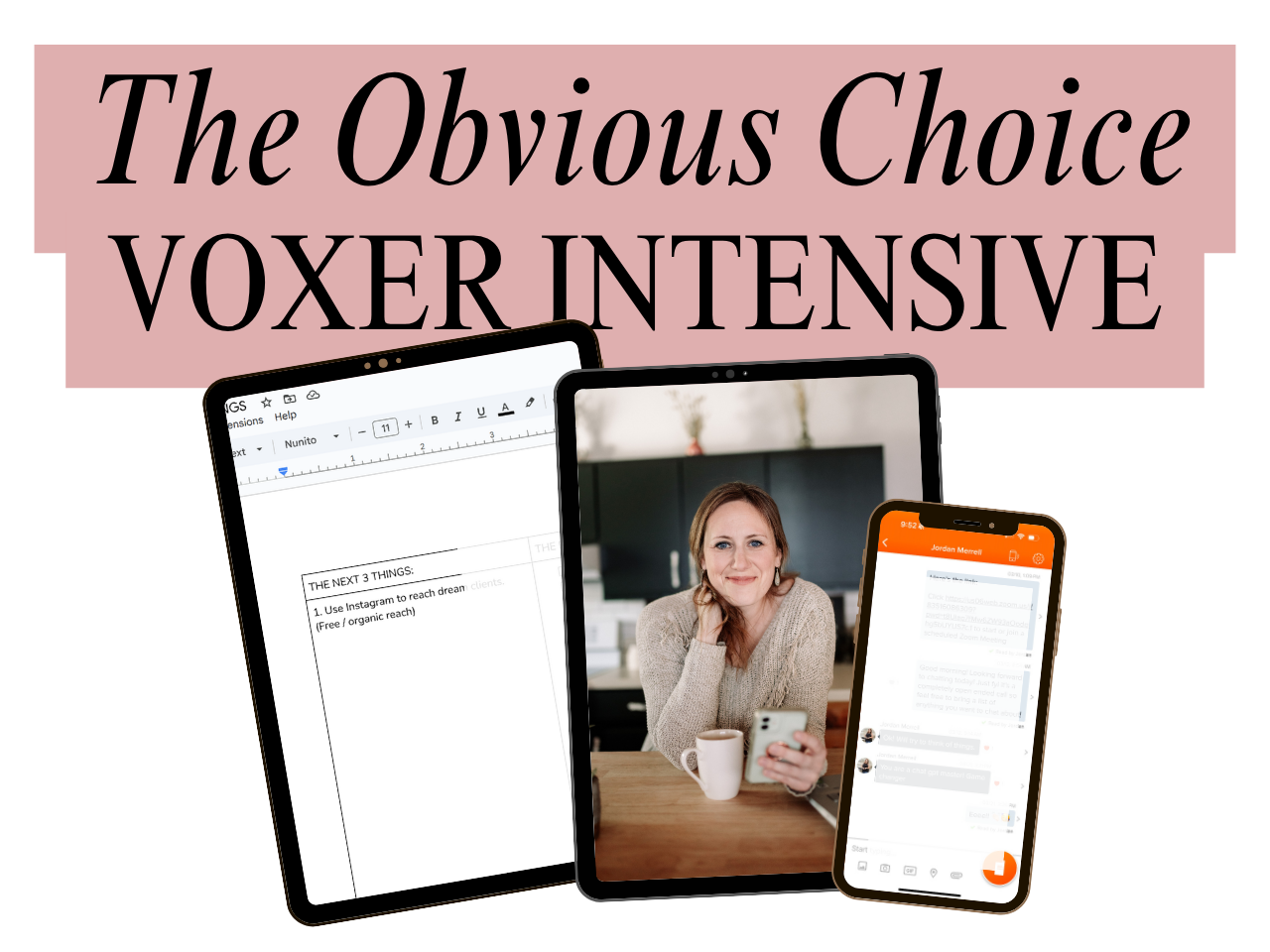 The Obvious Choice Intensive — Your Obvious Choice Plan recap doc