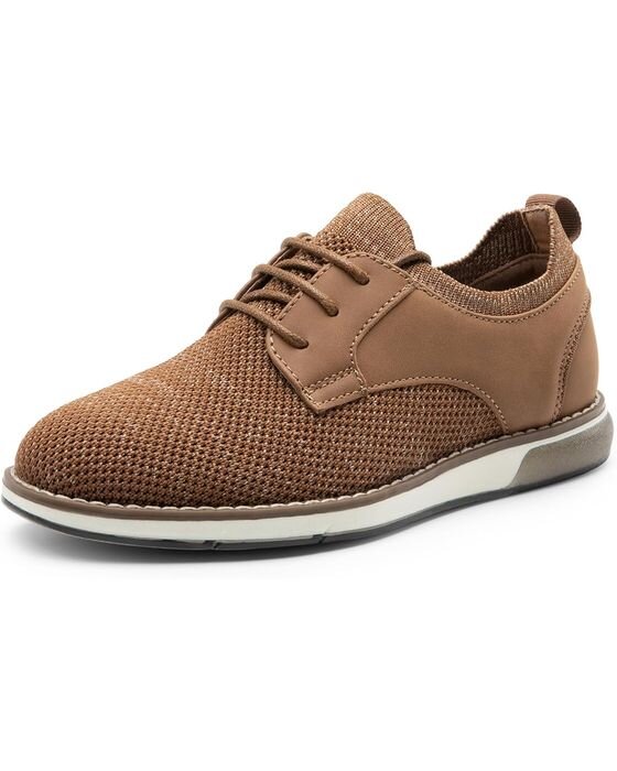 Tan Knit Dress Sneakers — Shoes fall family photo outfit idea