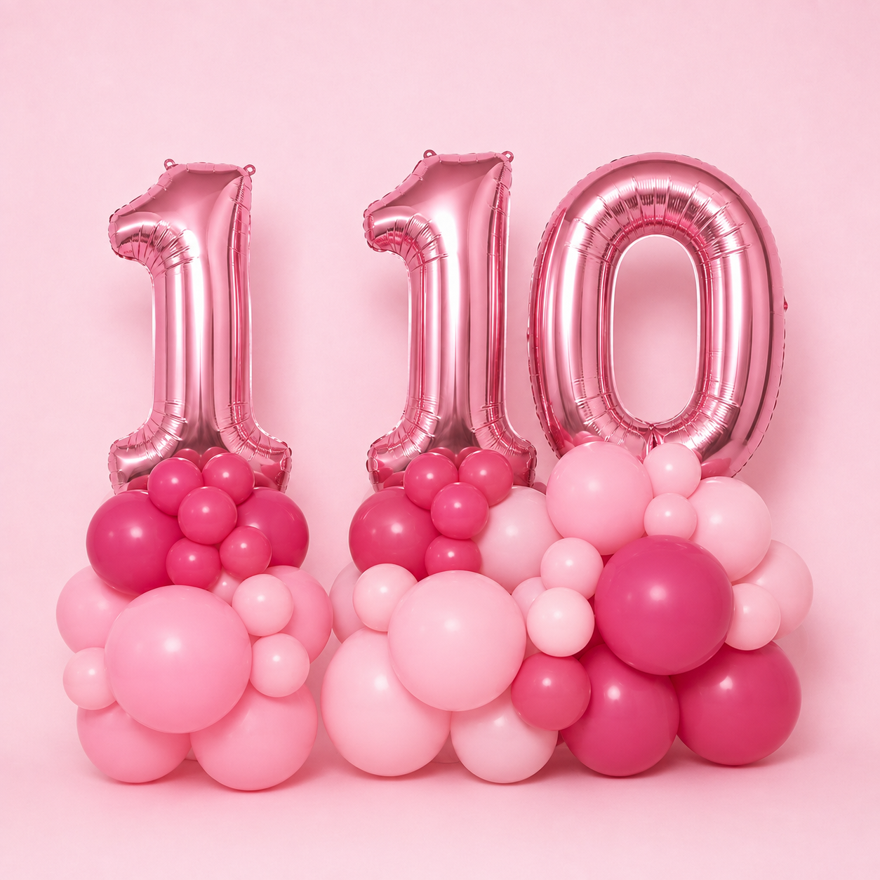 Balloon number stack