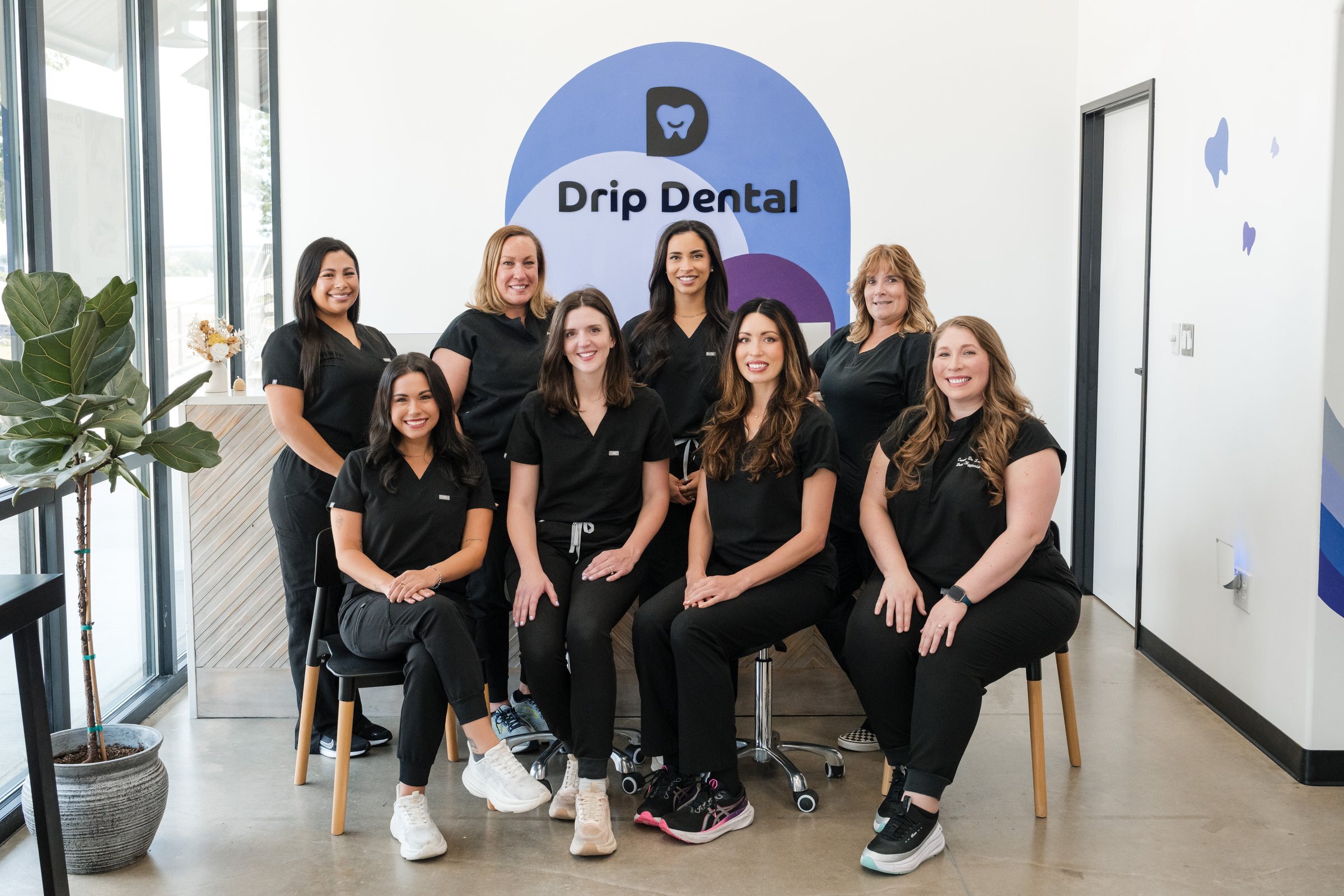 Full Drip Dental team photo, Dripping Springs dental practice
