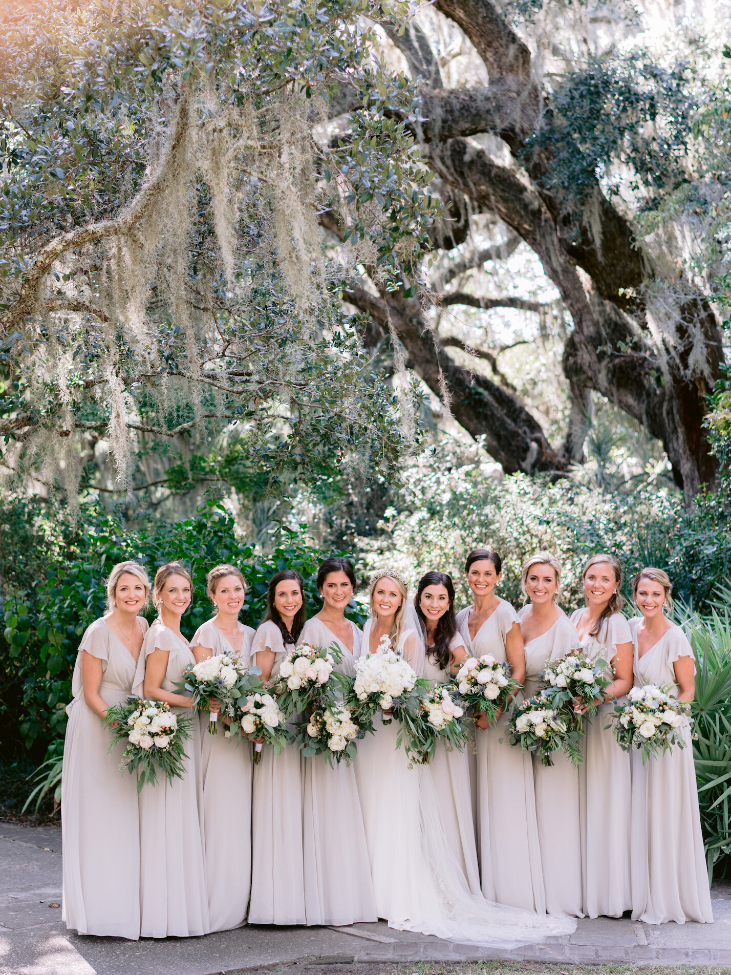 Wedding at Brookgreen Gardens, Murrells Inlet, photographed by Pasha Belman